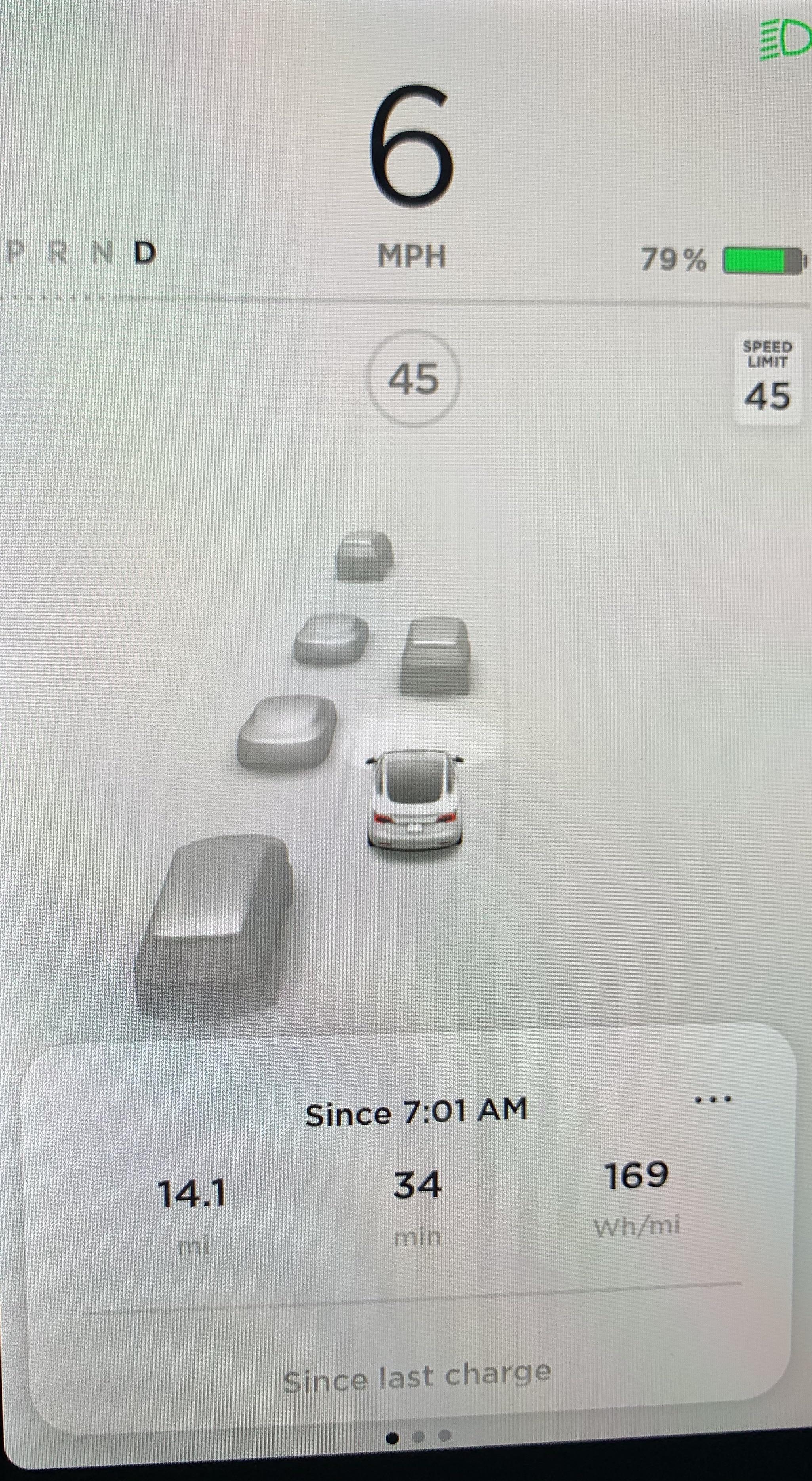 SR+ is Insanely Efficient During DMV Rush Hour Commute r/TeslaModel3