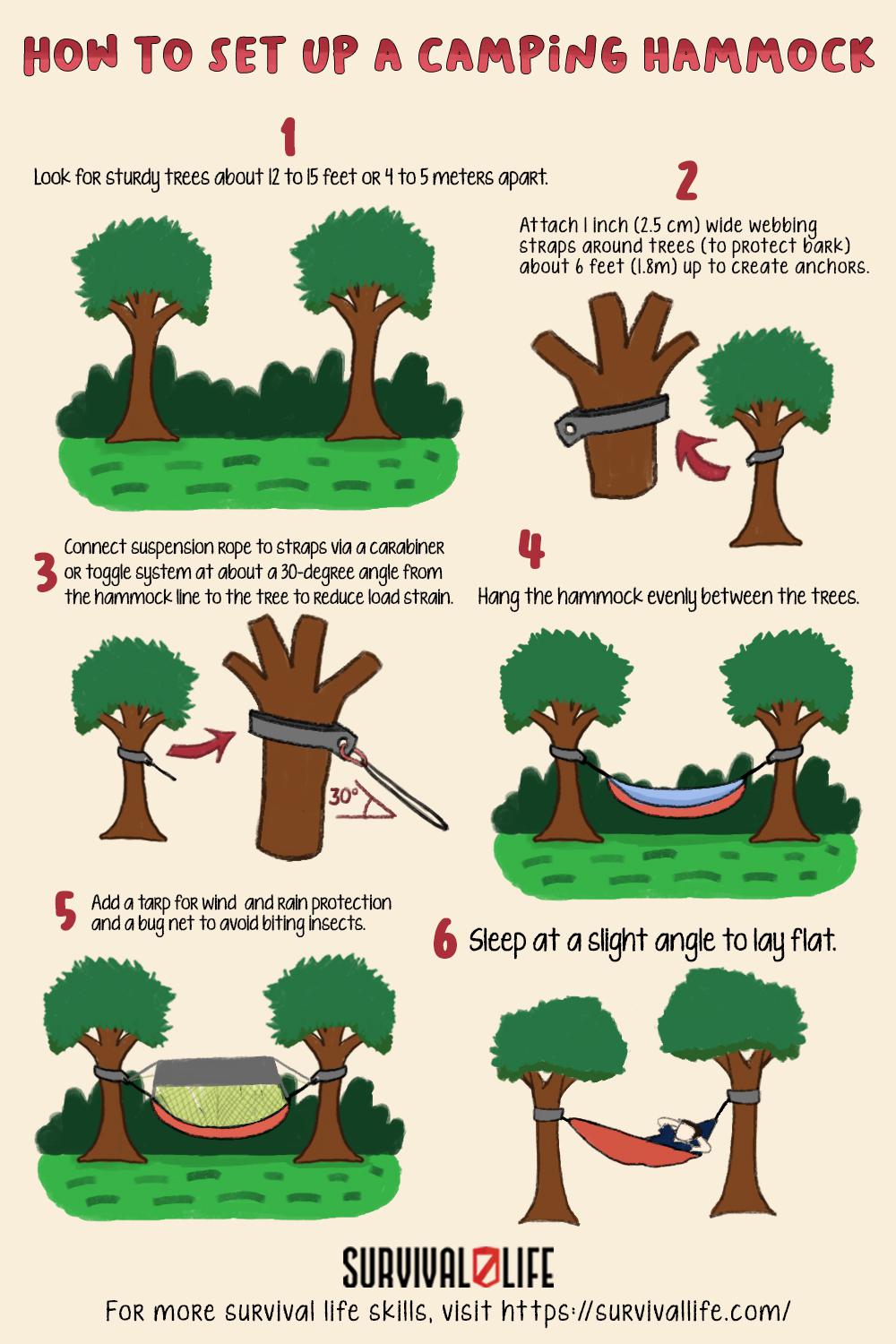 Guide How to Set Up A Camping Hammock (Seemed fit after the 'Sleeping