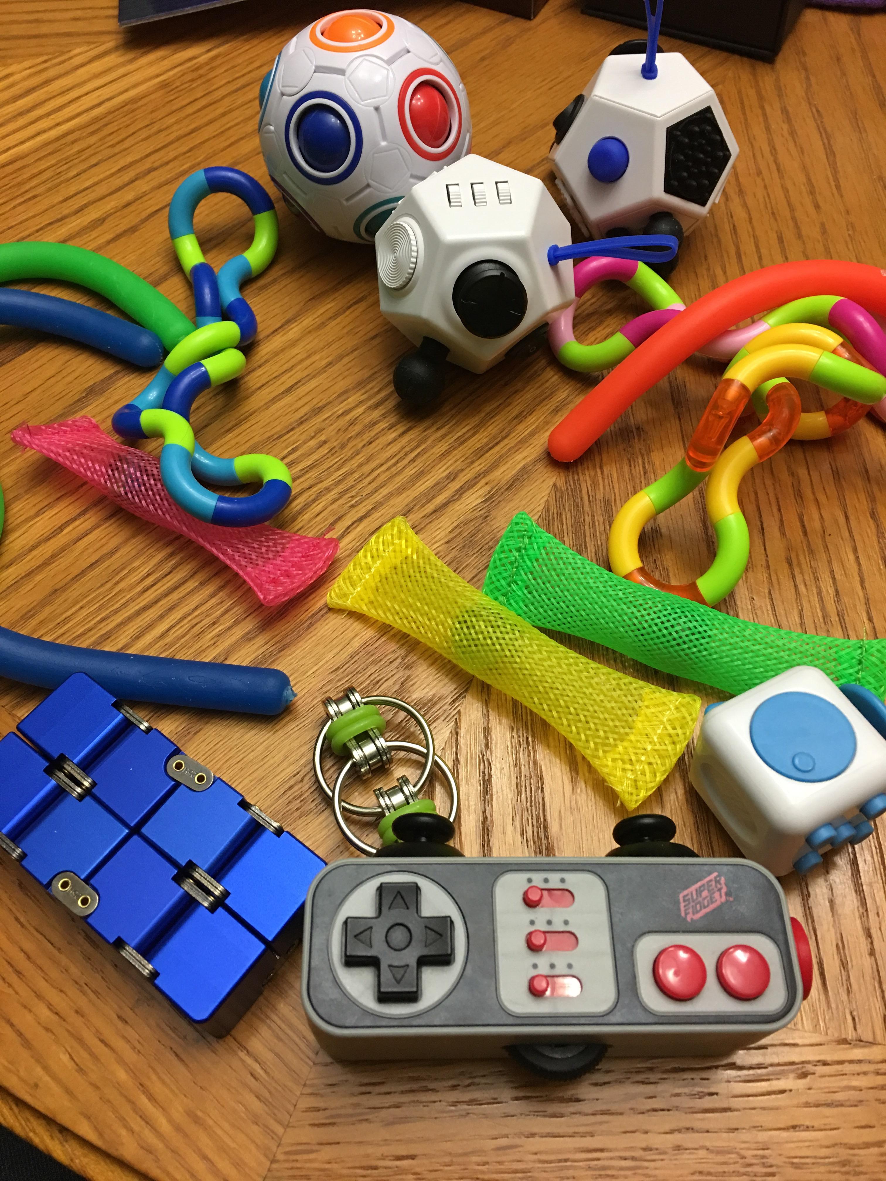 My Christmas Fidget hoard fidgettoys