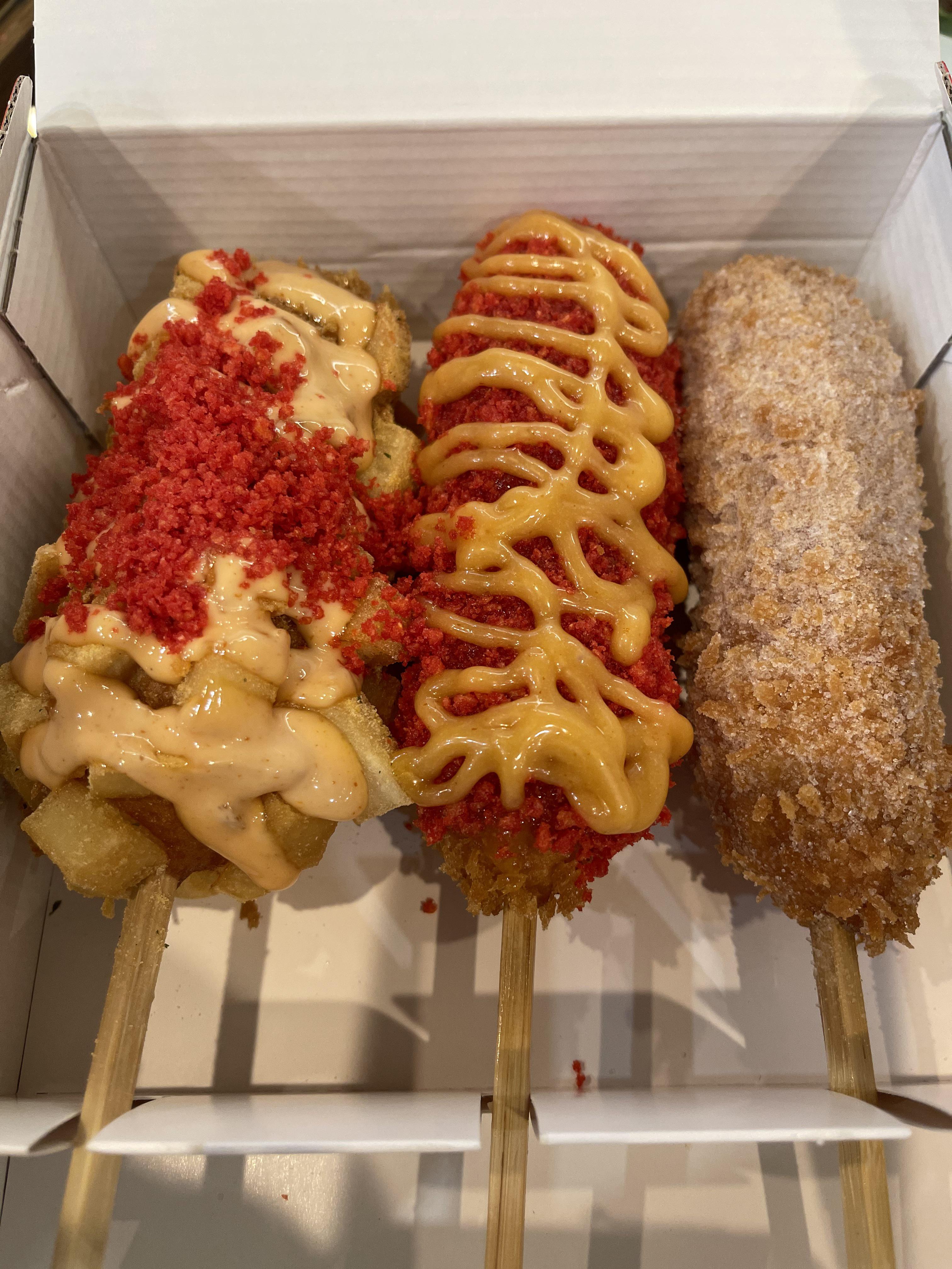 [I ate] Korean Corn Dogs r/food