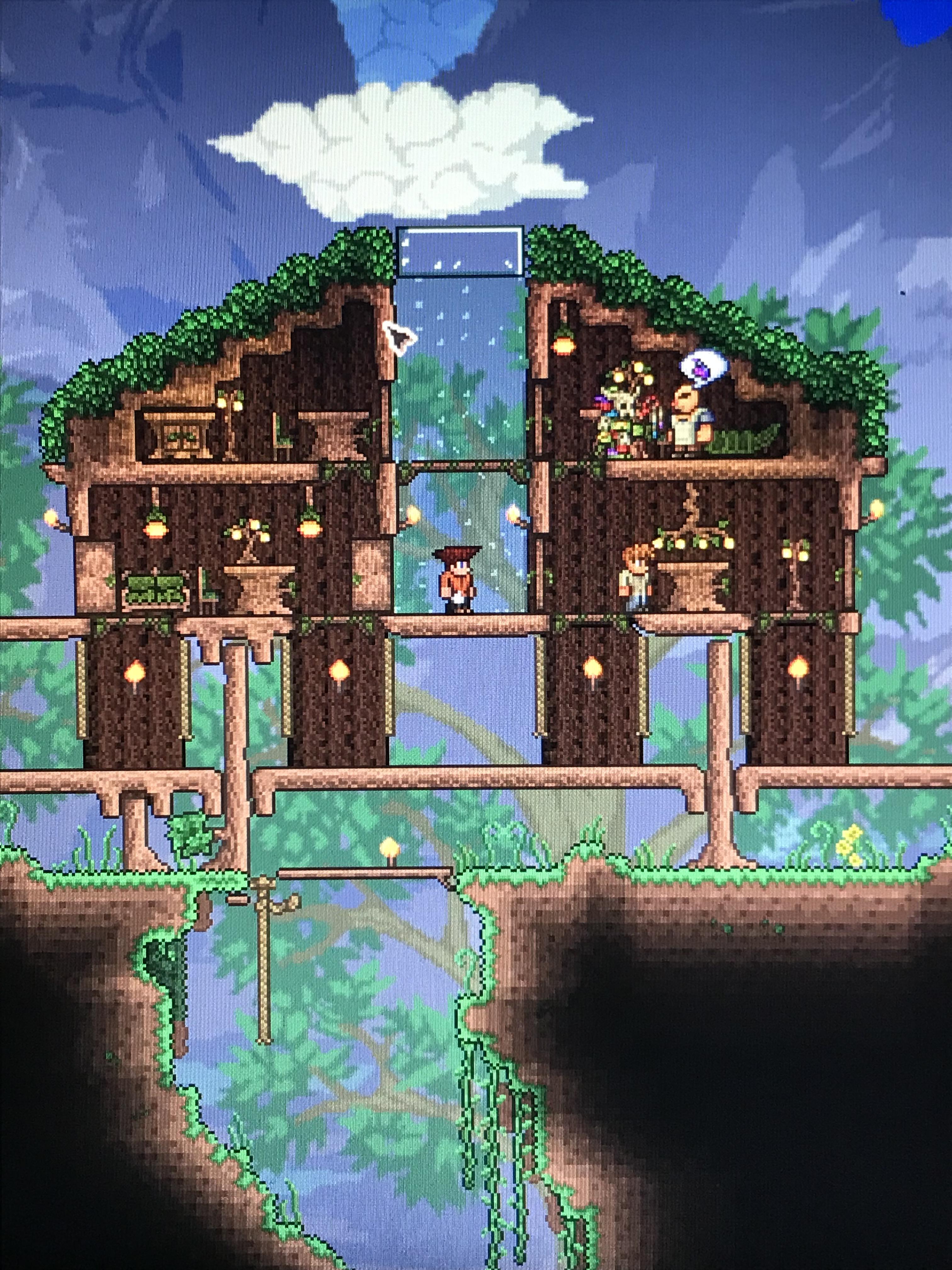 Living Wood Wall Terraria Enthusiasts of the popular video game