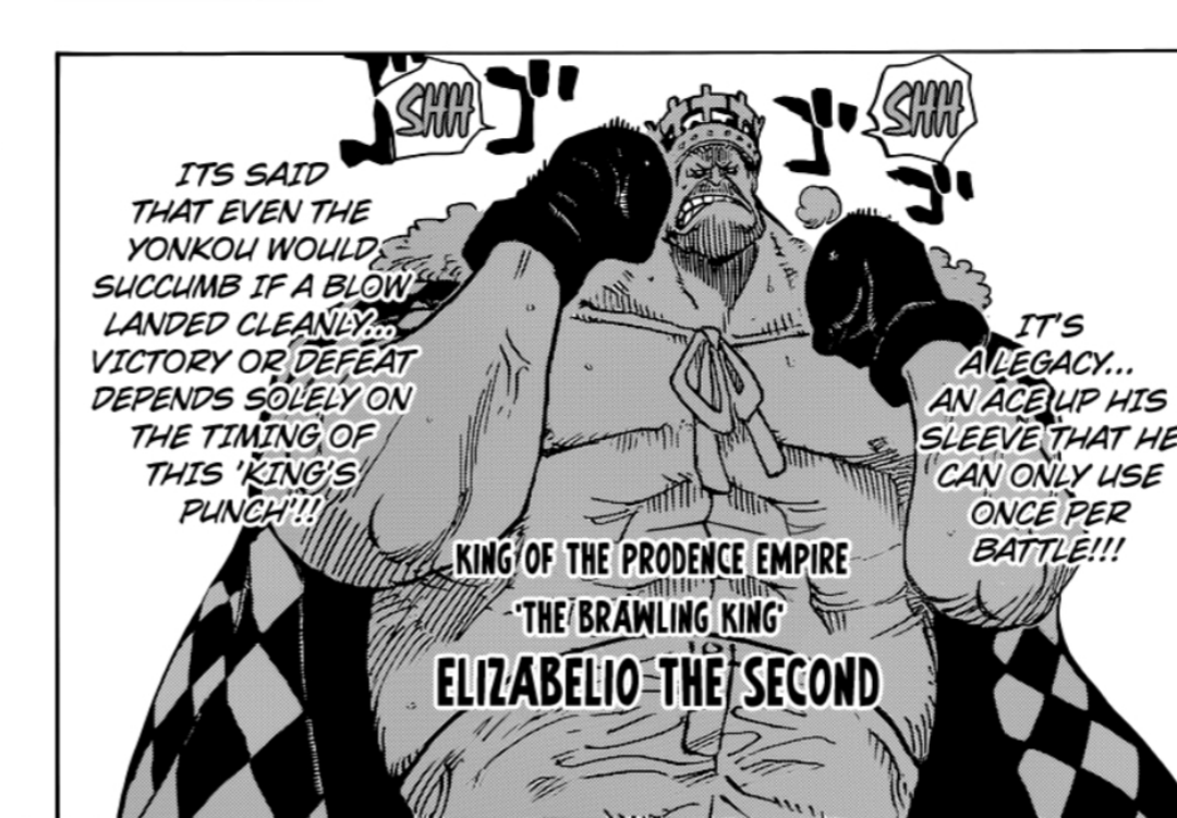 Can Elizabello's King Punch take down a Yonko or was he just capping