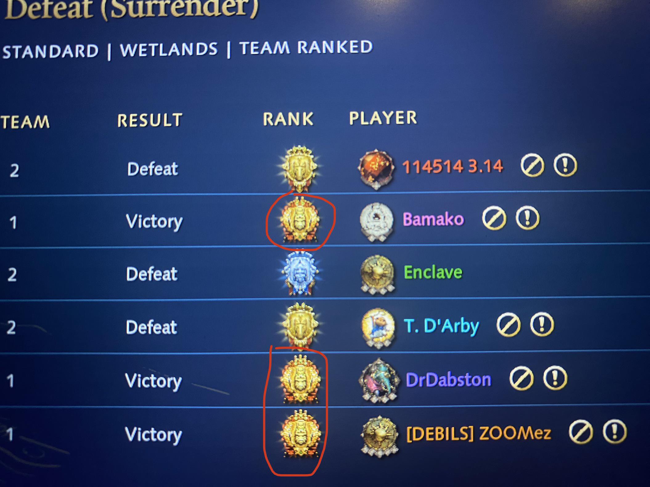 AOE4 Matchmaking system. My enemy players were 2 conq 3, and 1 conq 2