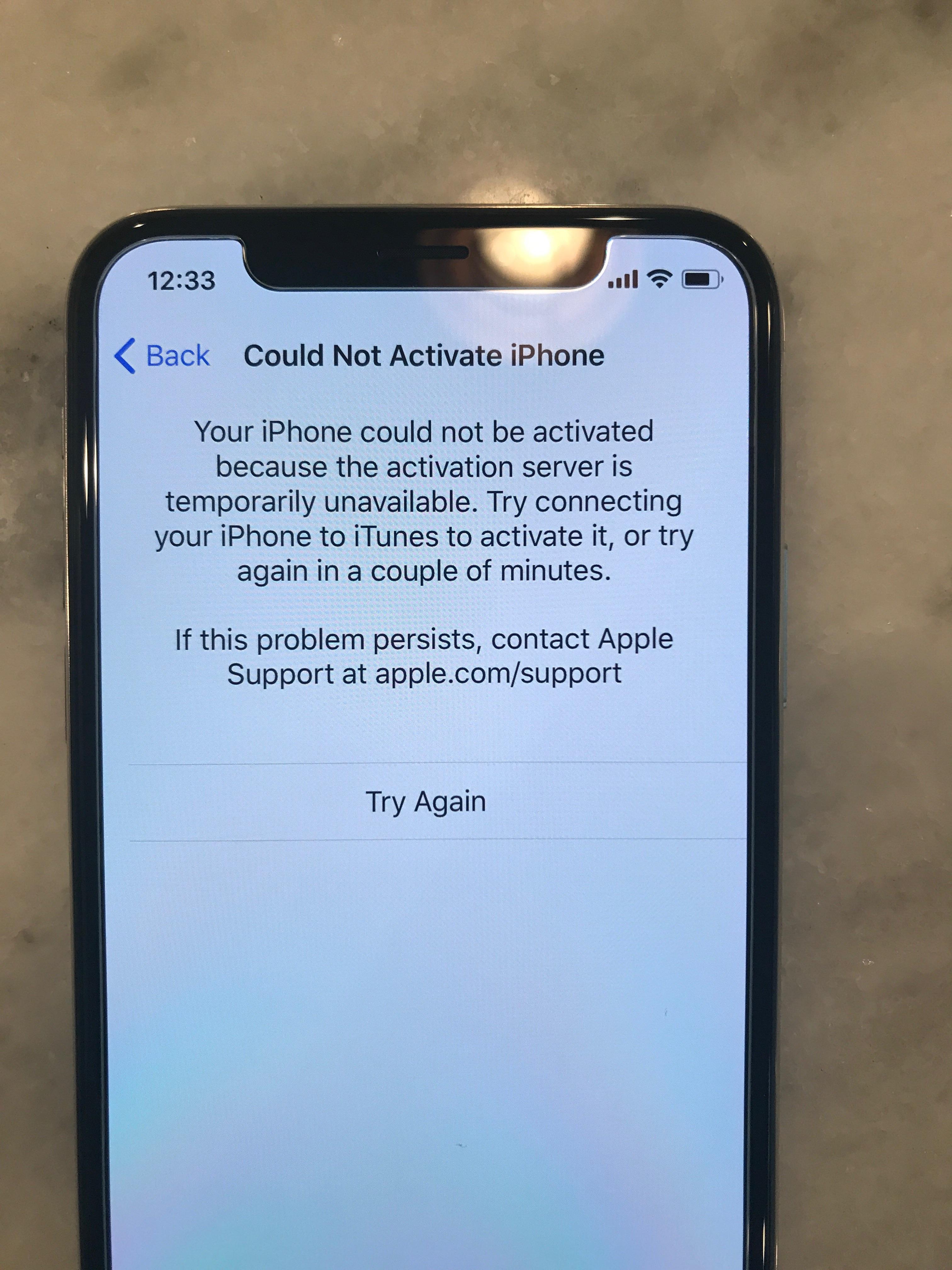 “Could Not Activate iPhone” anybody else? Just wondering. iphone