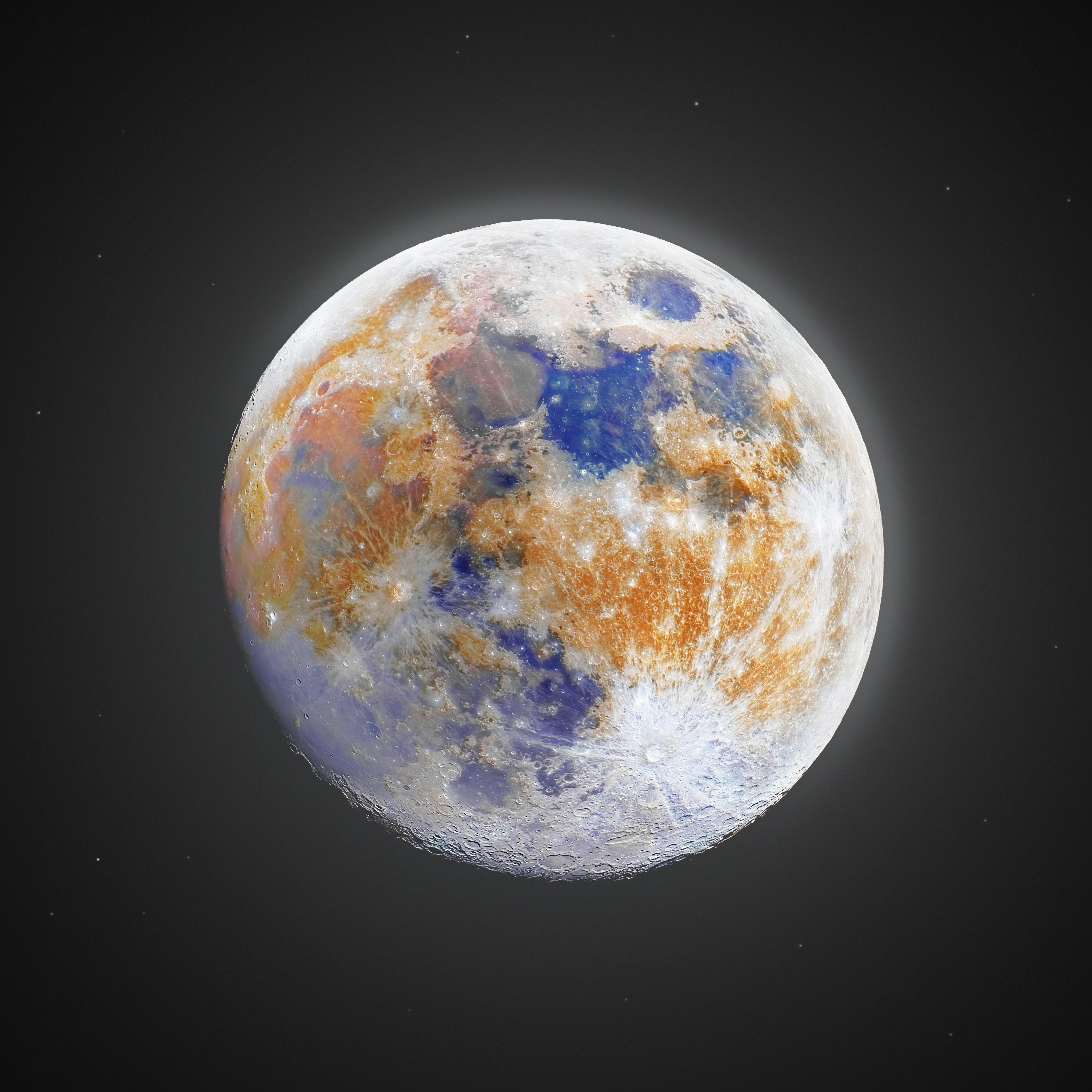 Top 94+ Pictures Color Pictures Of The Moon Latest