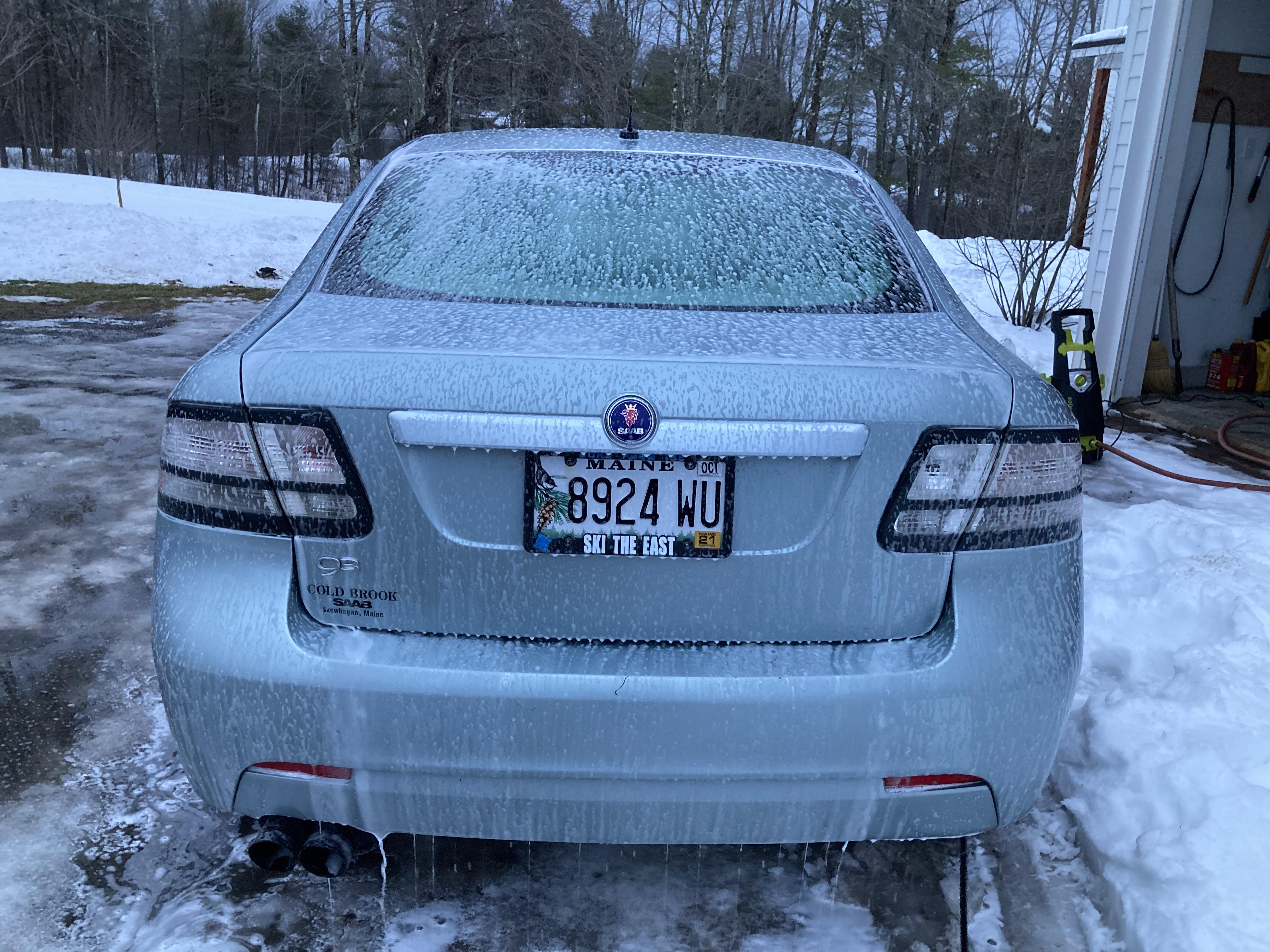 My new power washer is a lifesaver for Maine winters r/saab