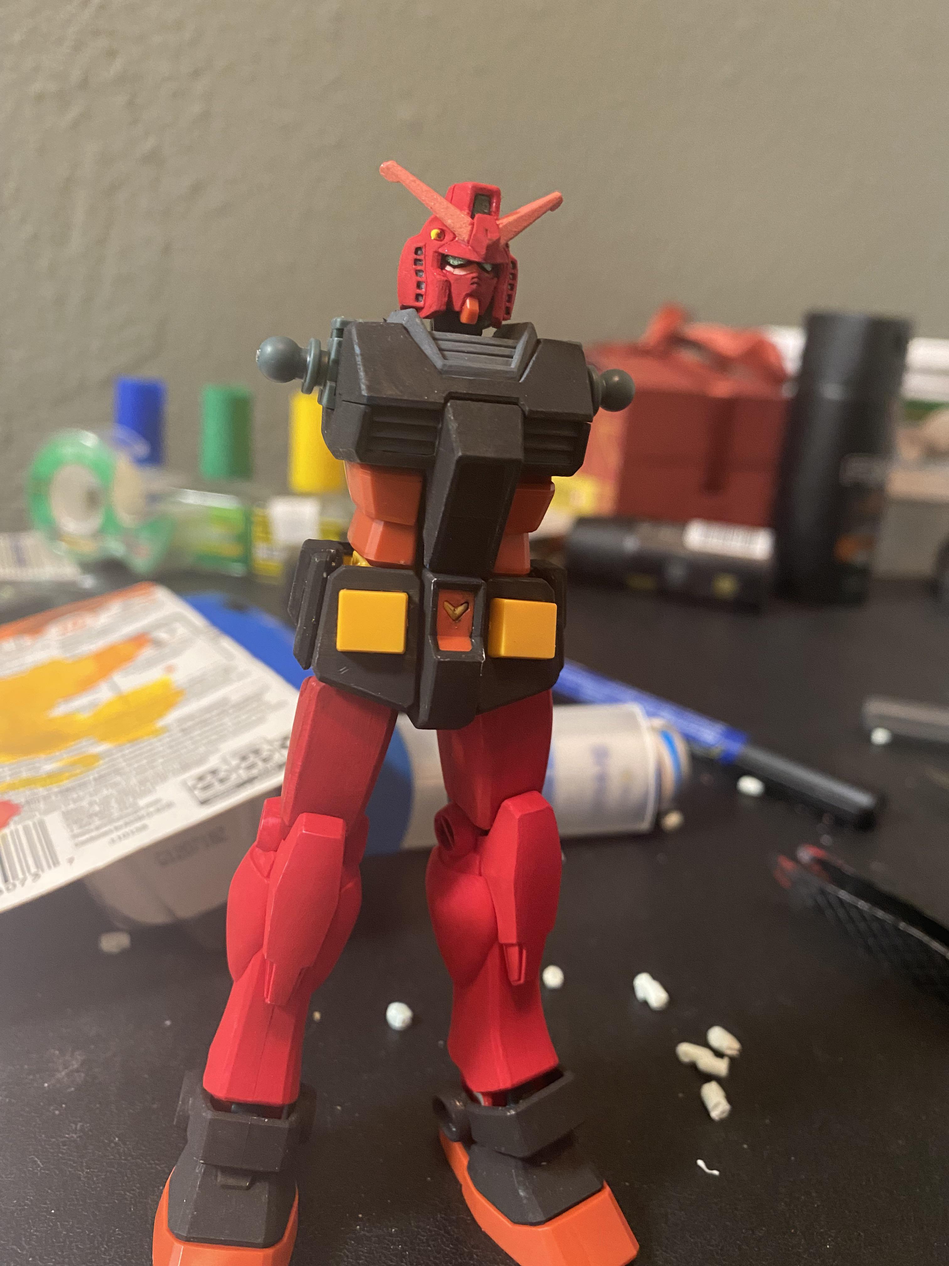Hand painting my entry grade Rx78. is there any good cheep airbrushes