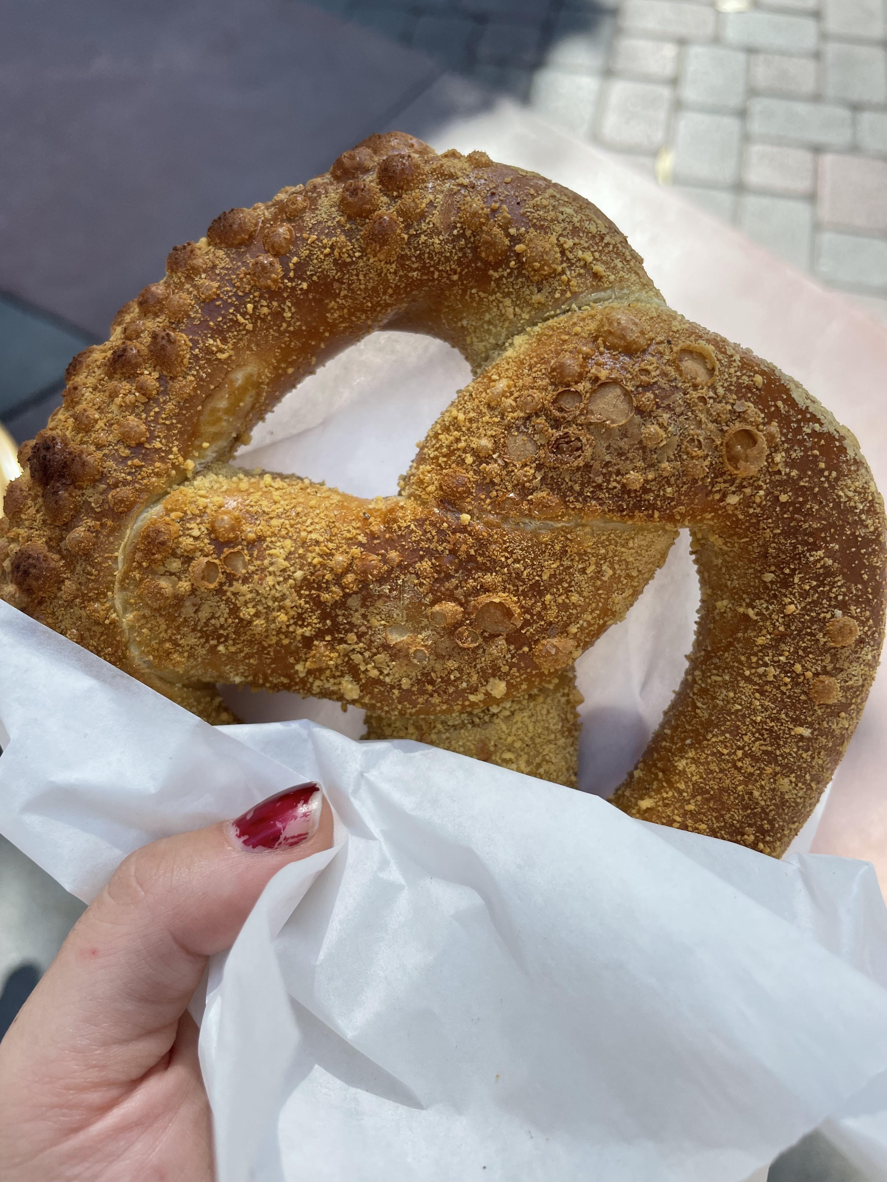 Okay I understand the hype for cream cheese pretzels. My god that was