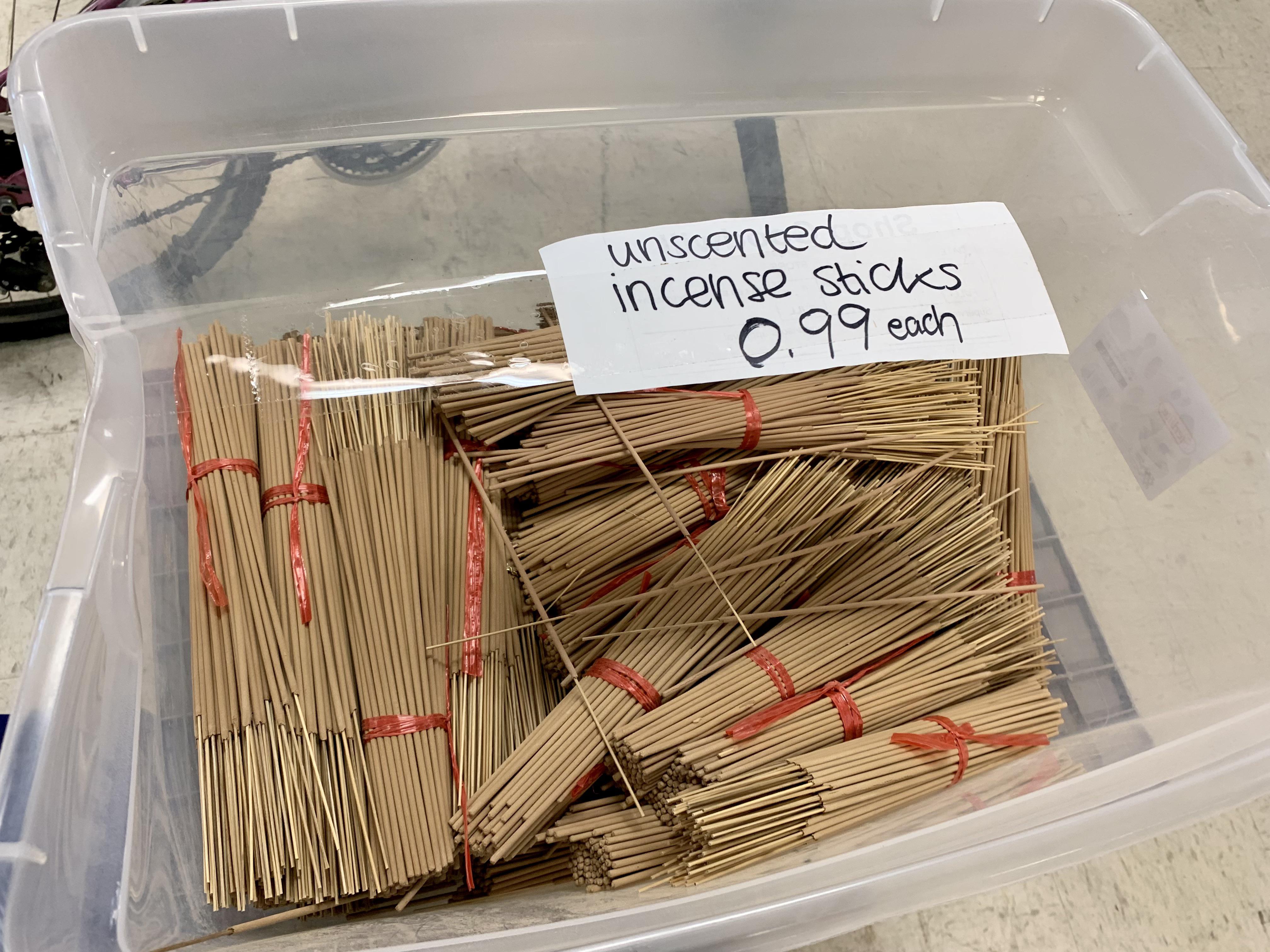 Unscented incense bunches 99 cents at Morse Rd Goodwill. r/Columbus