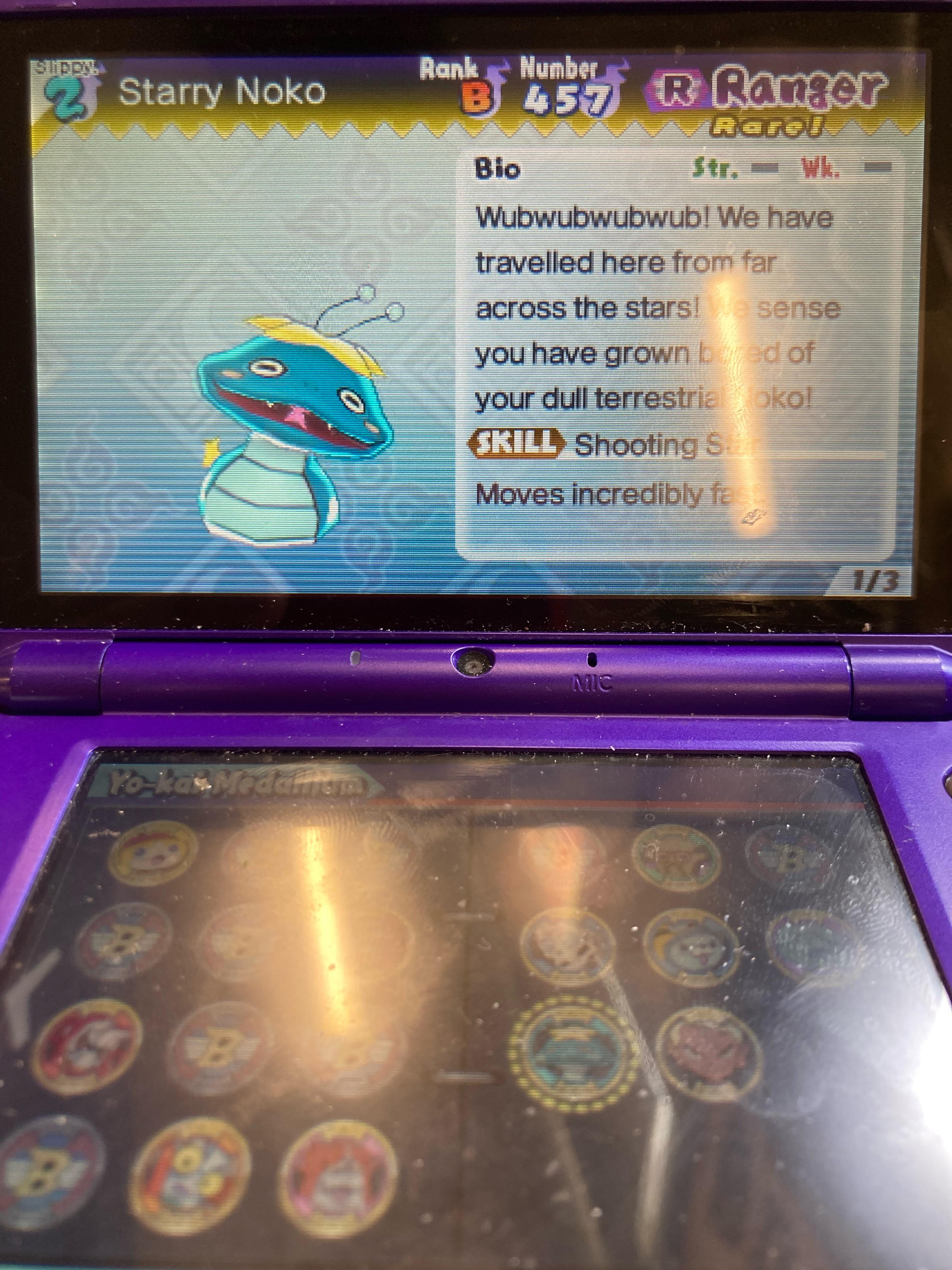 I just got the starry boy, I know have the two rarest yo Kai in the game r/yokaiwatch