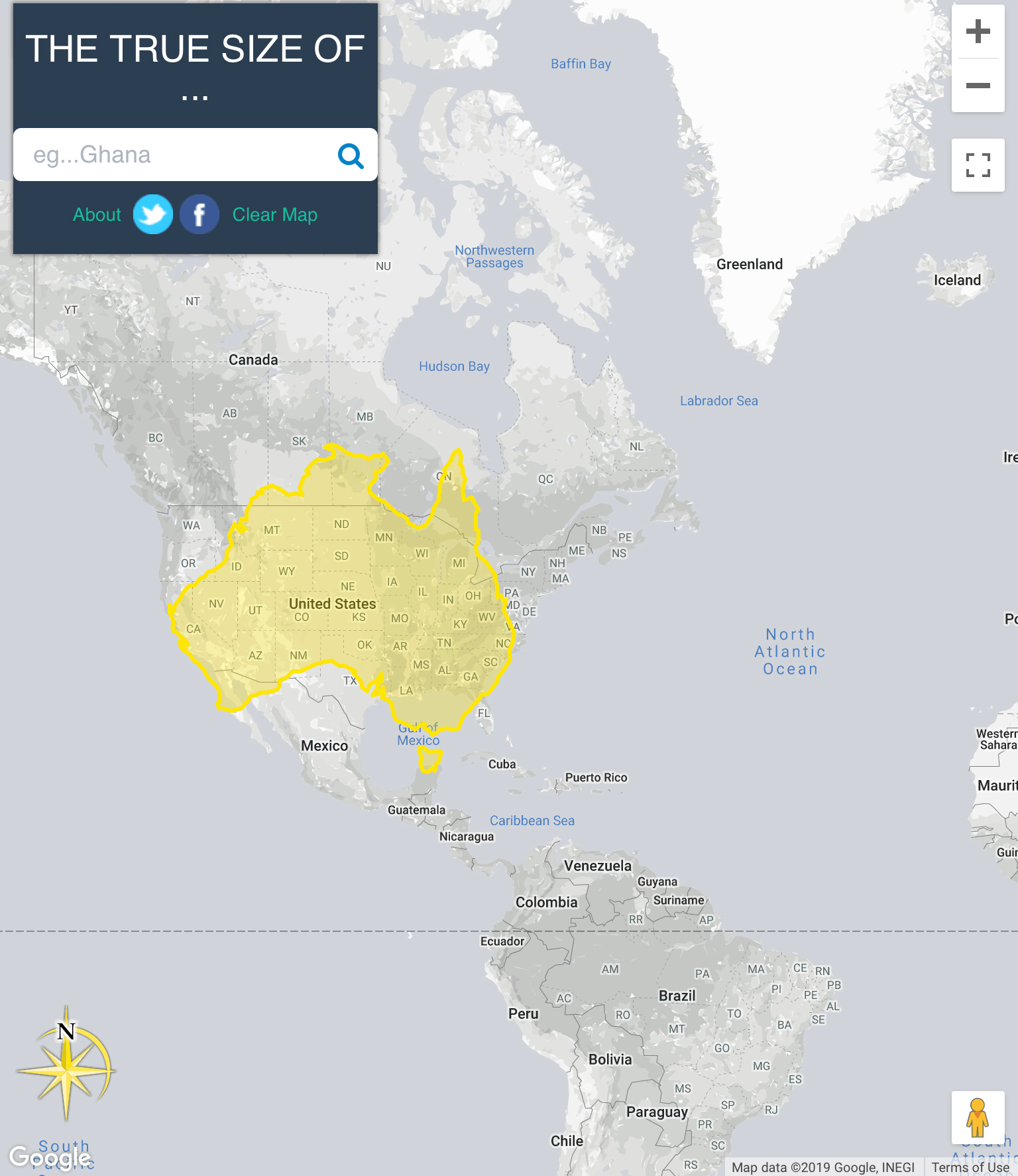 Australia Map Transverse Mercator Projections Unravelling the distortions of maps. How big are other countries