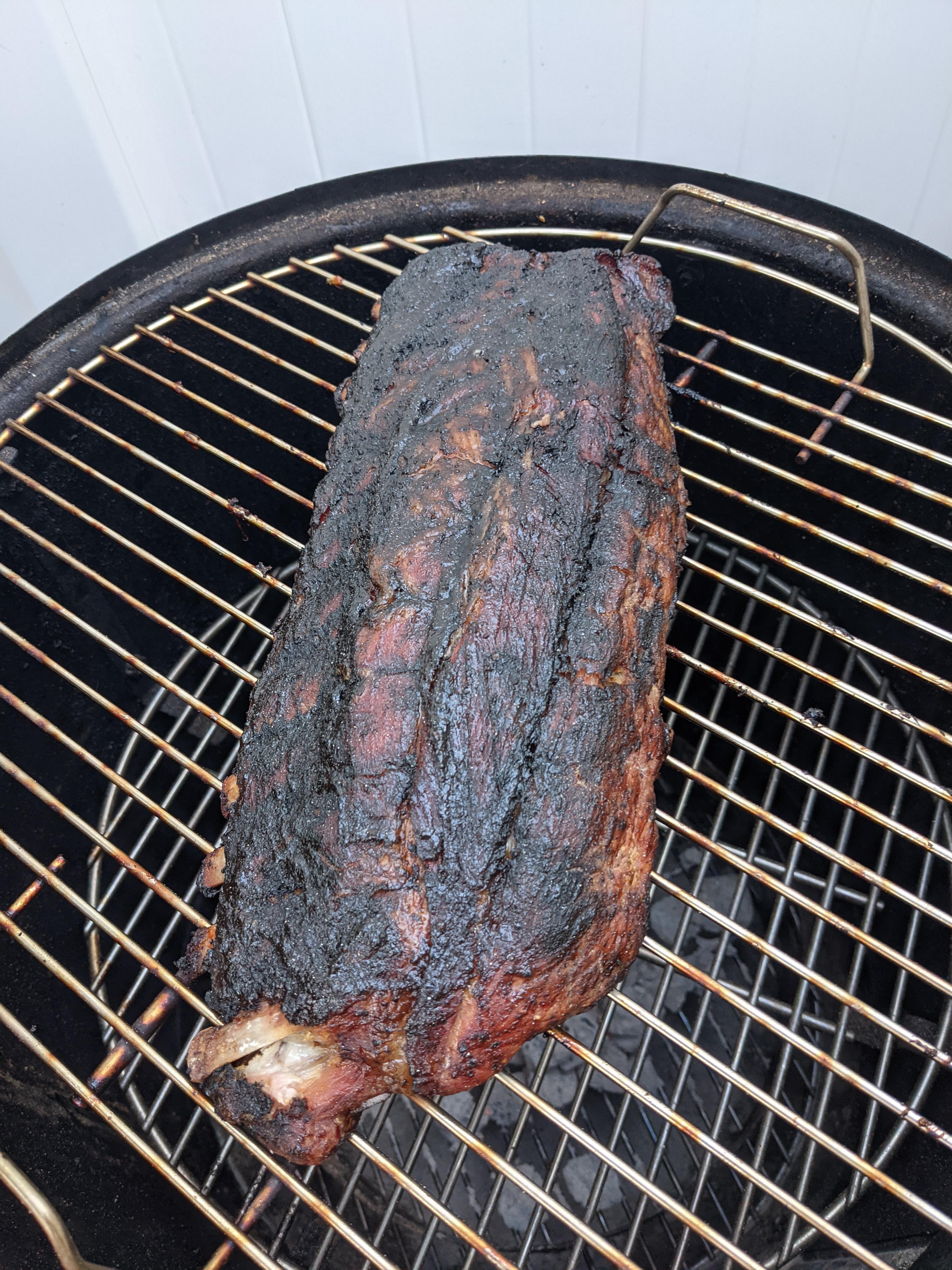 [Homemade] Ribs w/ Activated Charcoal Rub r/food
