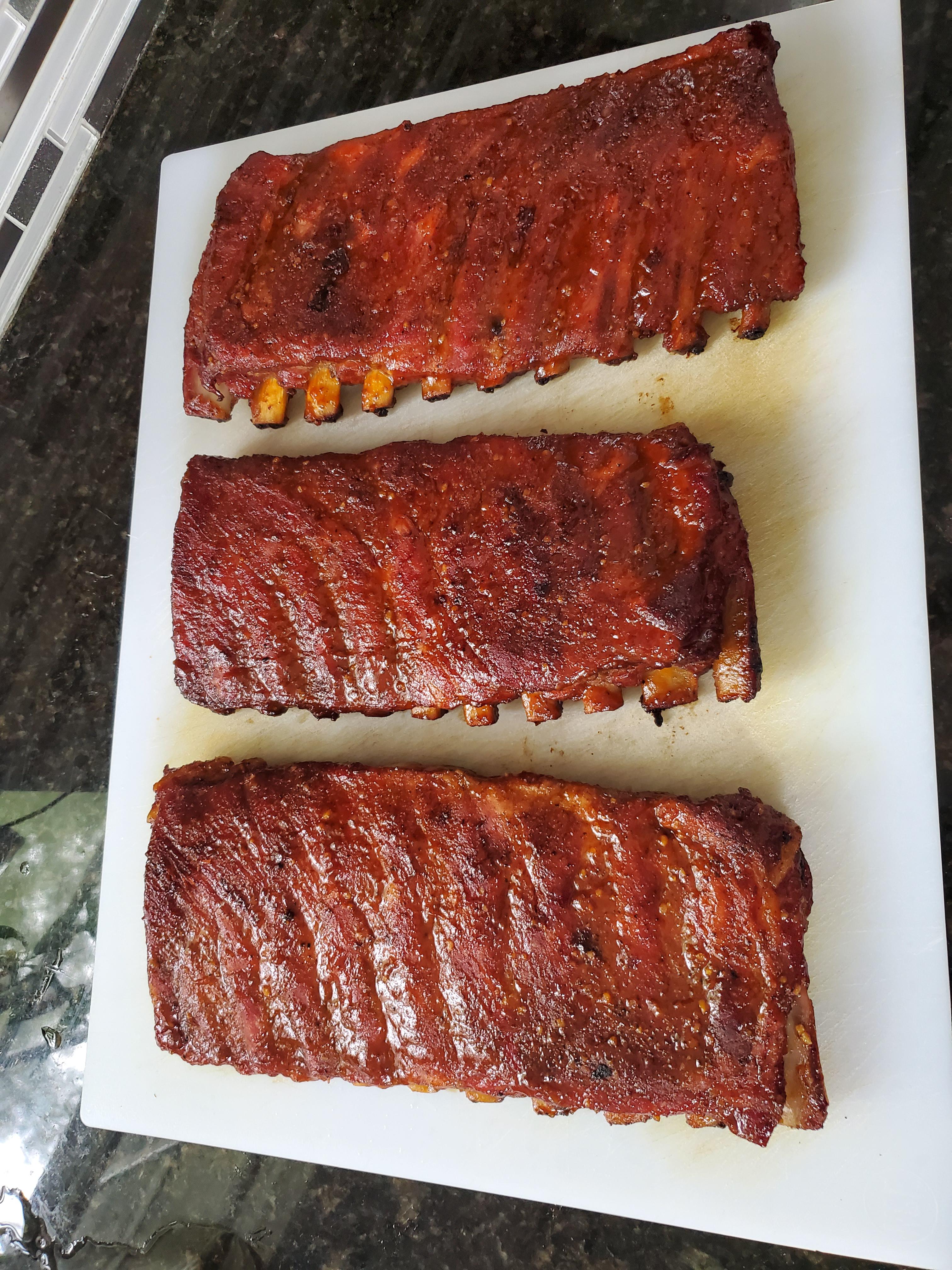 Spare ribs on Pit Boss r/BBQ