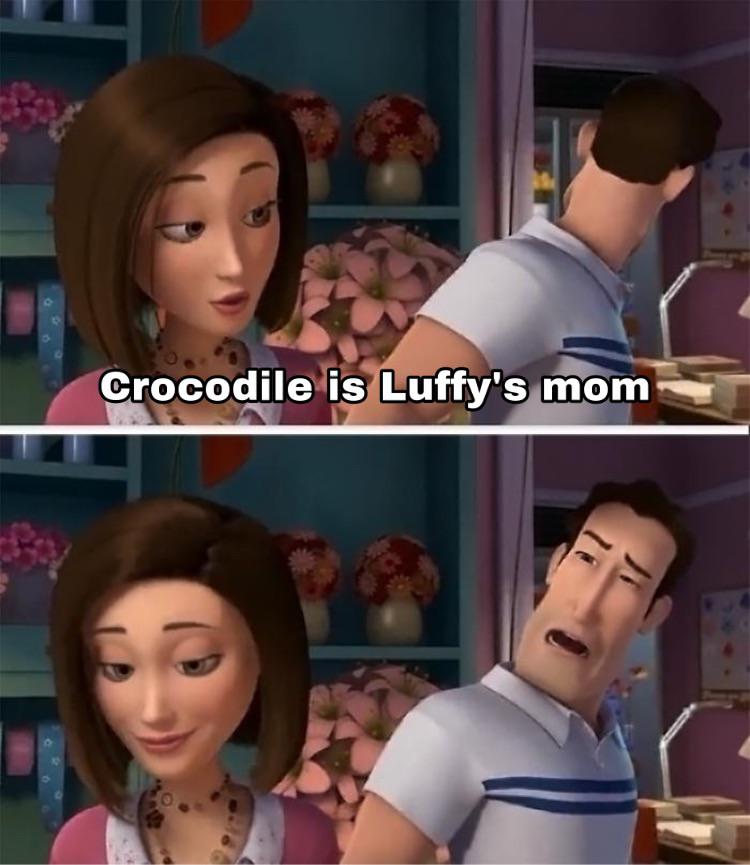 Everyone talking about Crocodile being Luffy’s mom but what about Brook