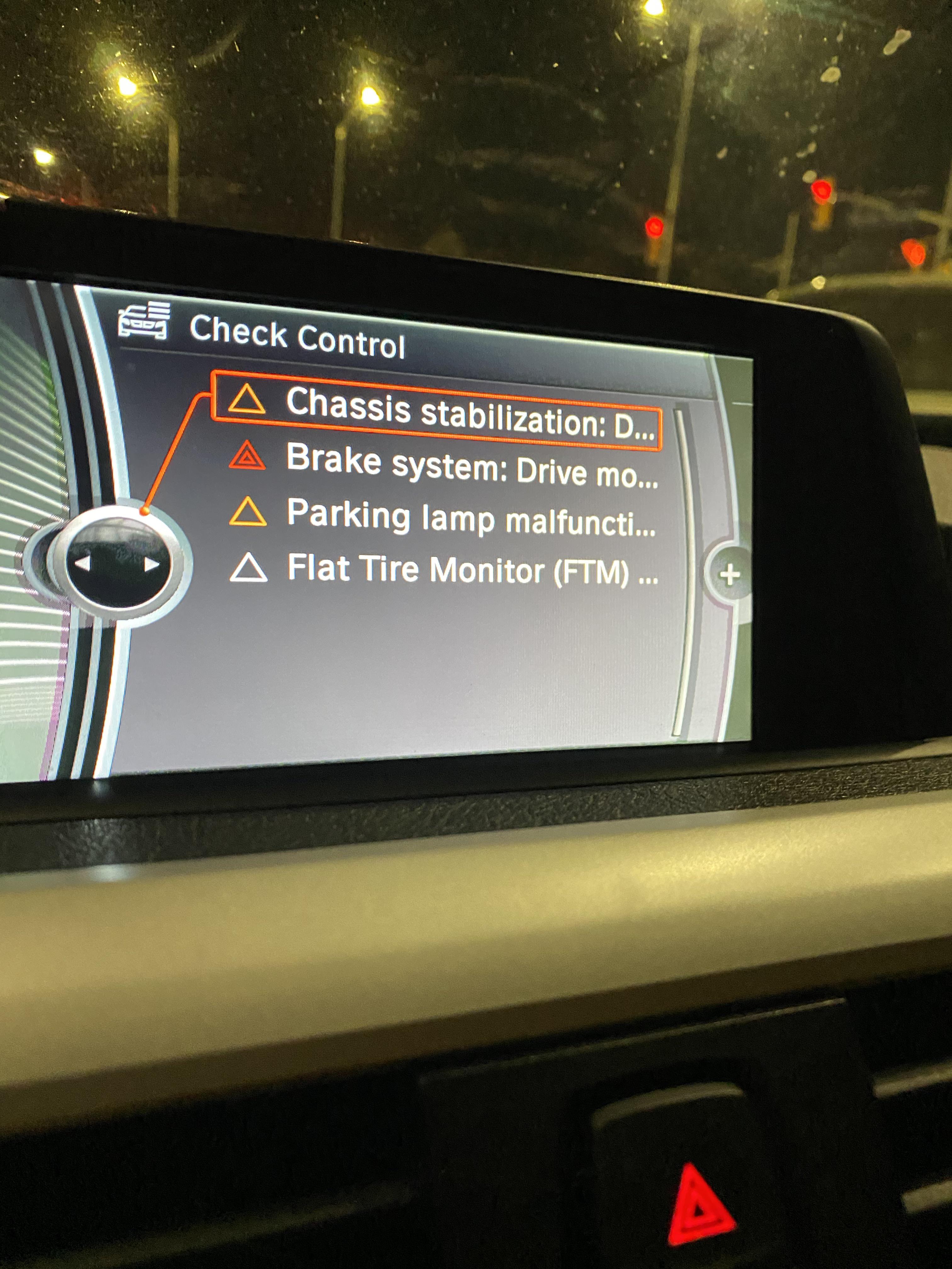 HELP! Sudden error codes Chassis Stabilization, FTM Malfunction and