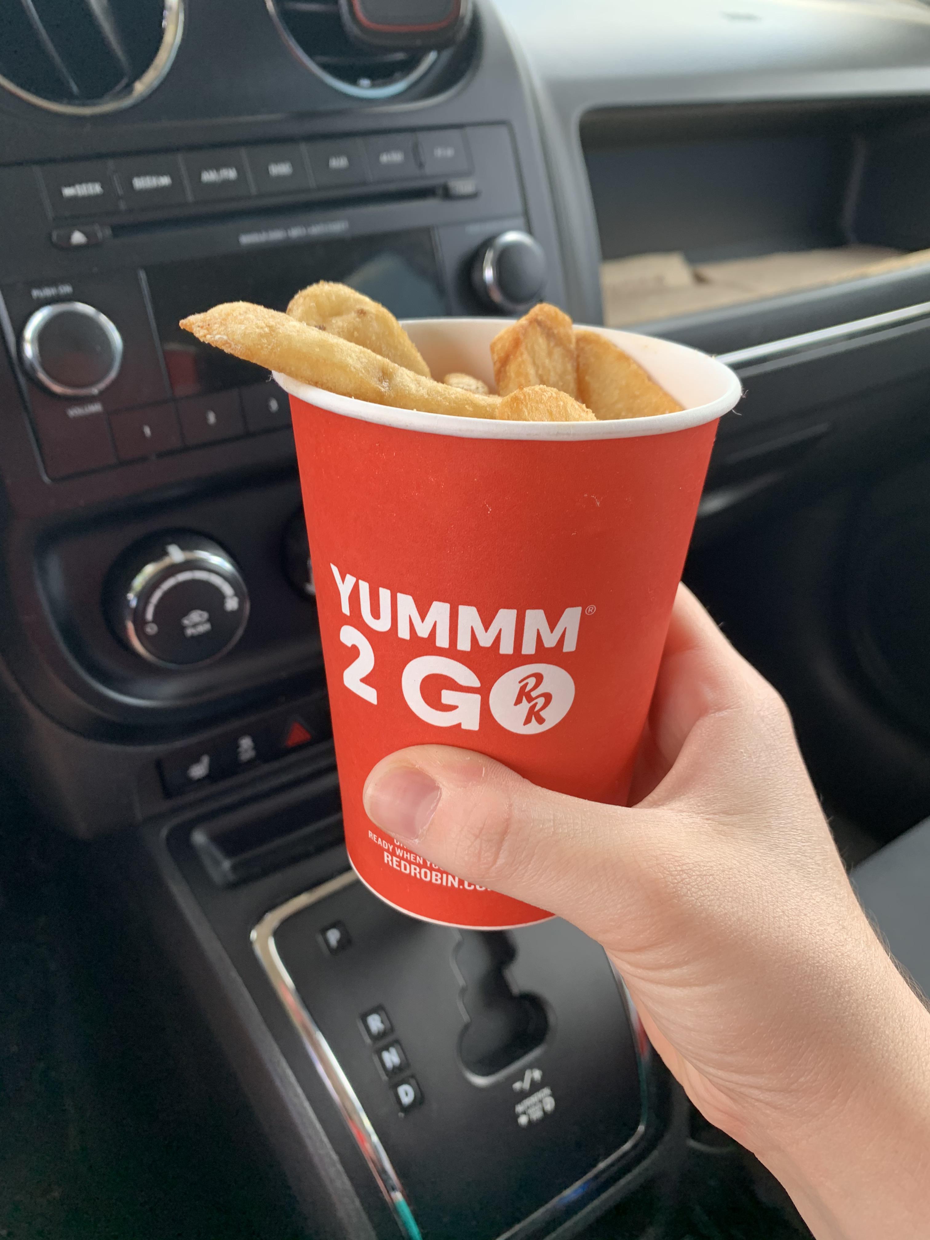 First free food item! Thanks Red Robin! r/doordash_drivers