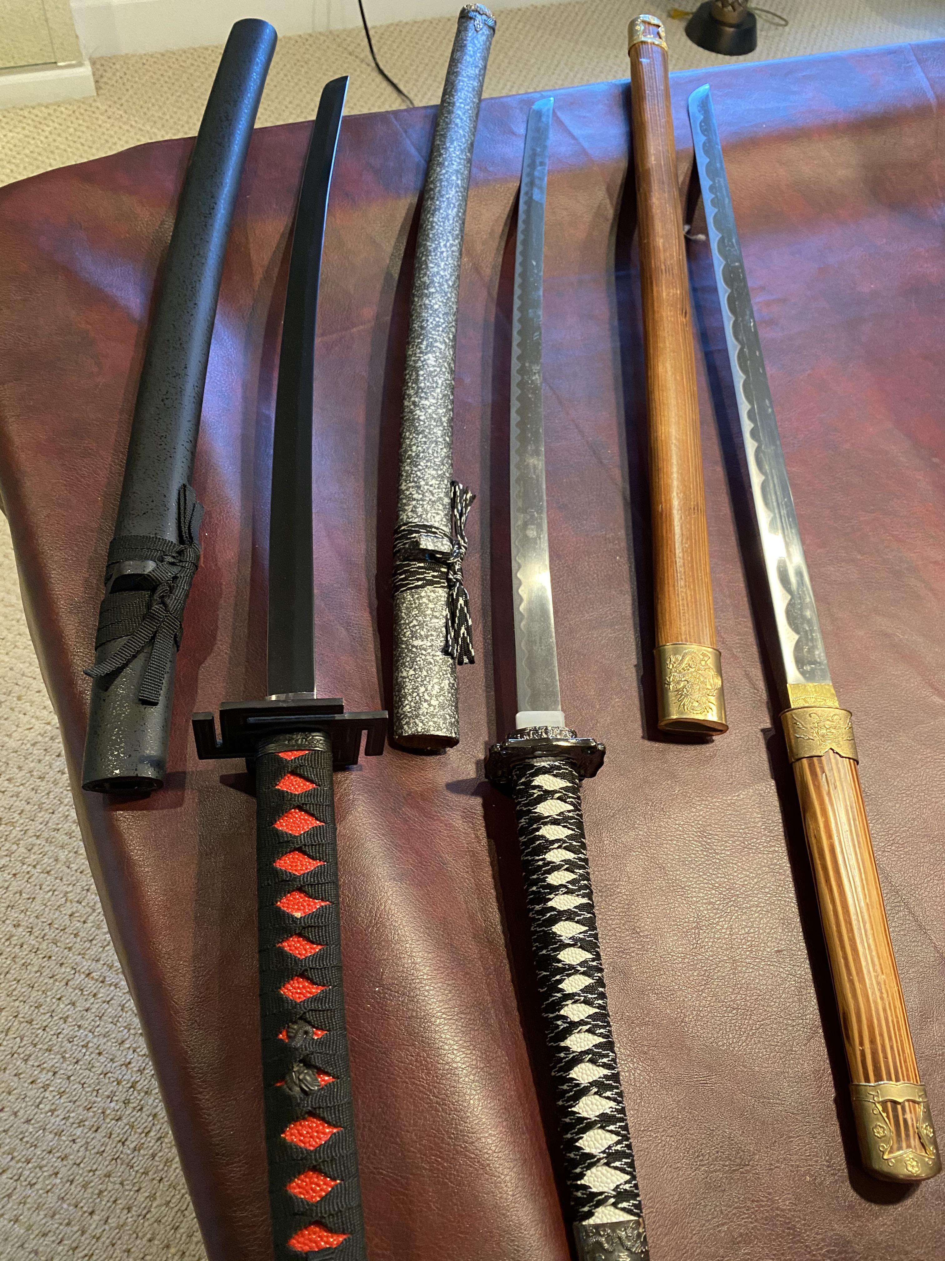 How do I dispose of these Renaissance festival swords? They were