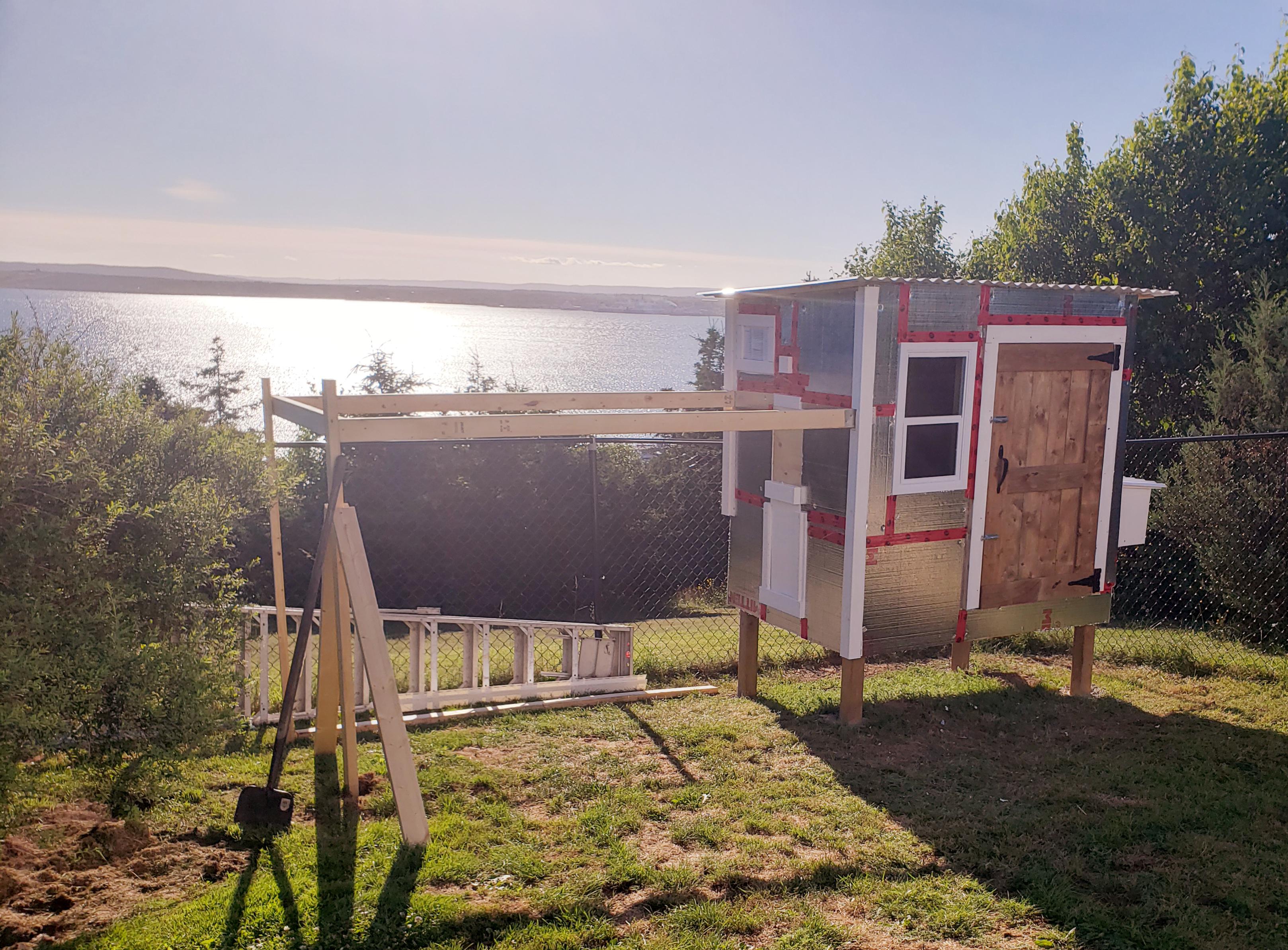 First time making a chicken coop. I'm ensuring they can live