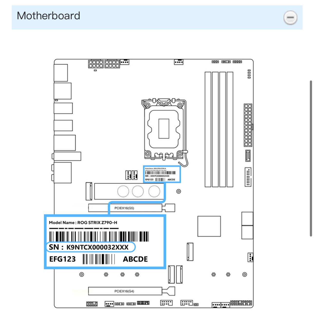 Where is the serial number is on an Asus motherboard? r/LinusTechTips