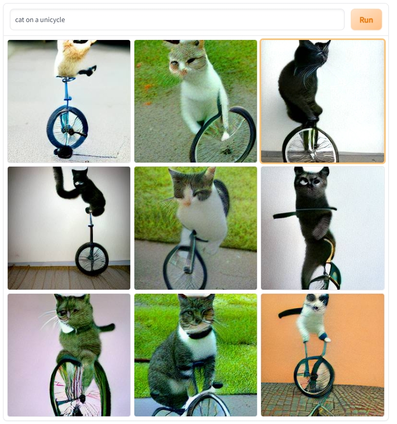 cat on a unicycle r/weirddalle