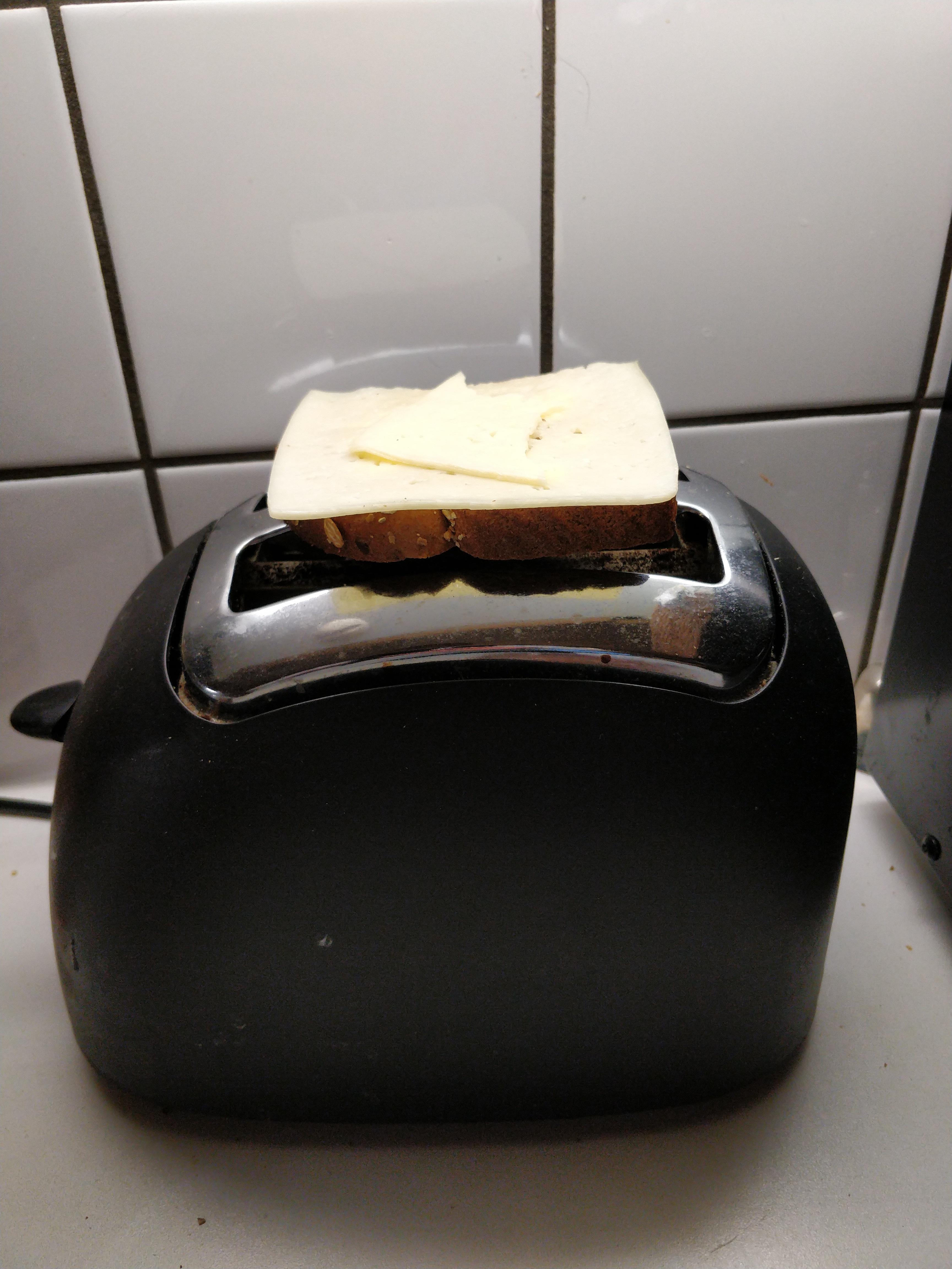 Straight after toasting and completing your sandwiches, put the second