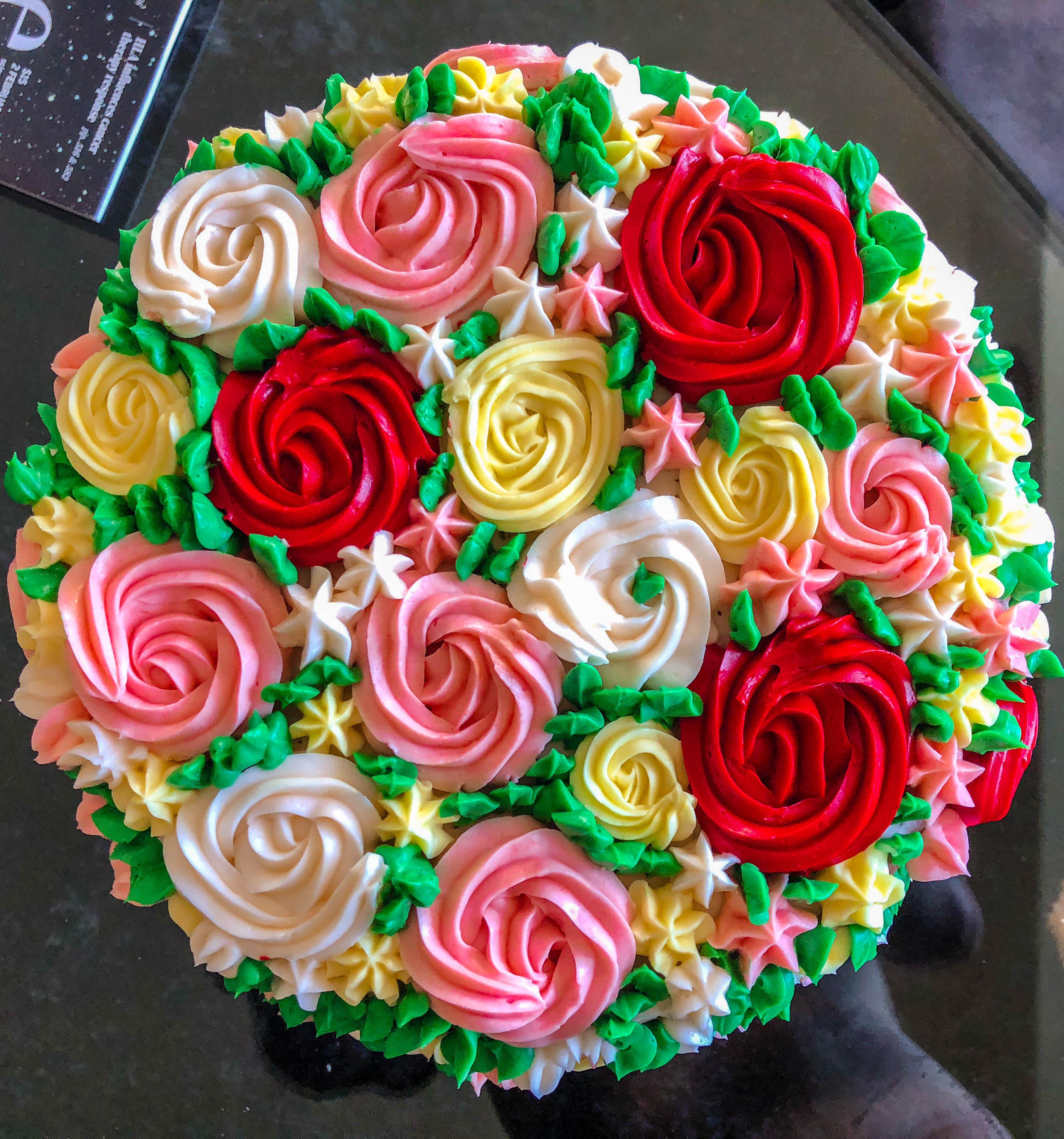 Floral Buttercream Cake r/Baking