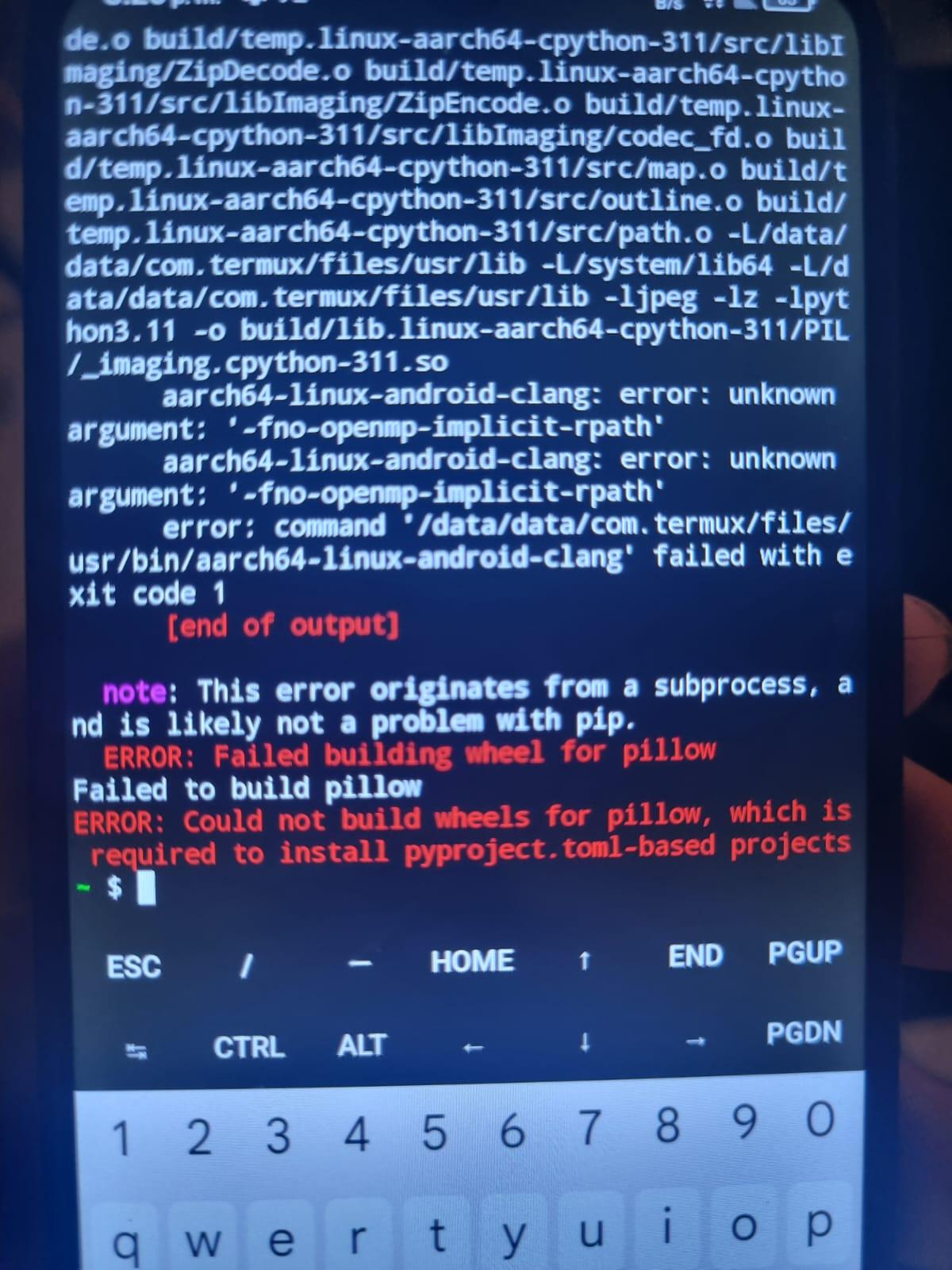 Termux I just installed termux I already use pkg update pkg upgrade but when I tried to install