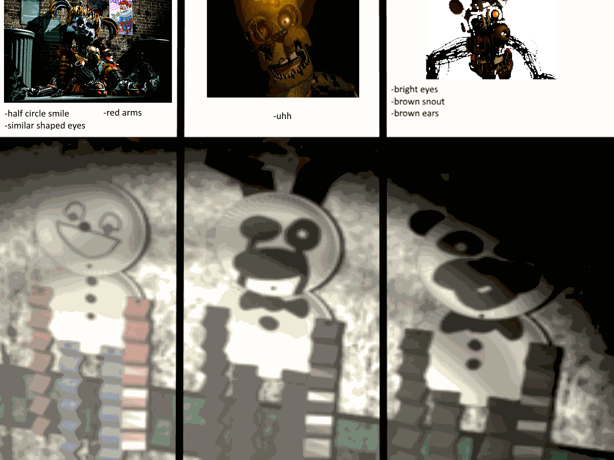 Theory Paper Plate Buddy and Paper Plate Freddy represent Scrap Baby