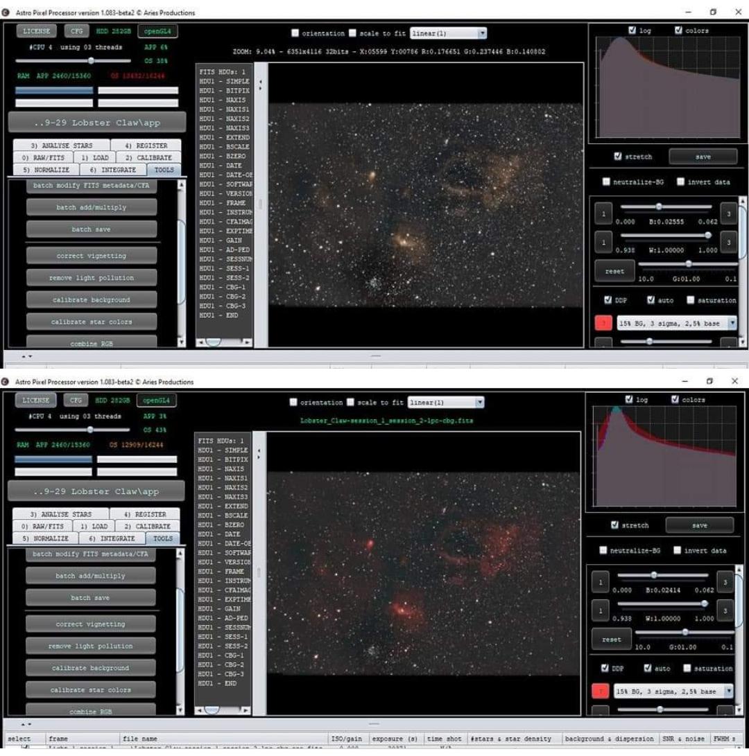 Calibrate Star Color tool in Astro Pixel Processor issue r