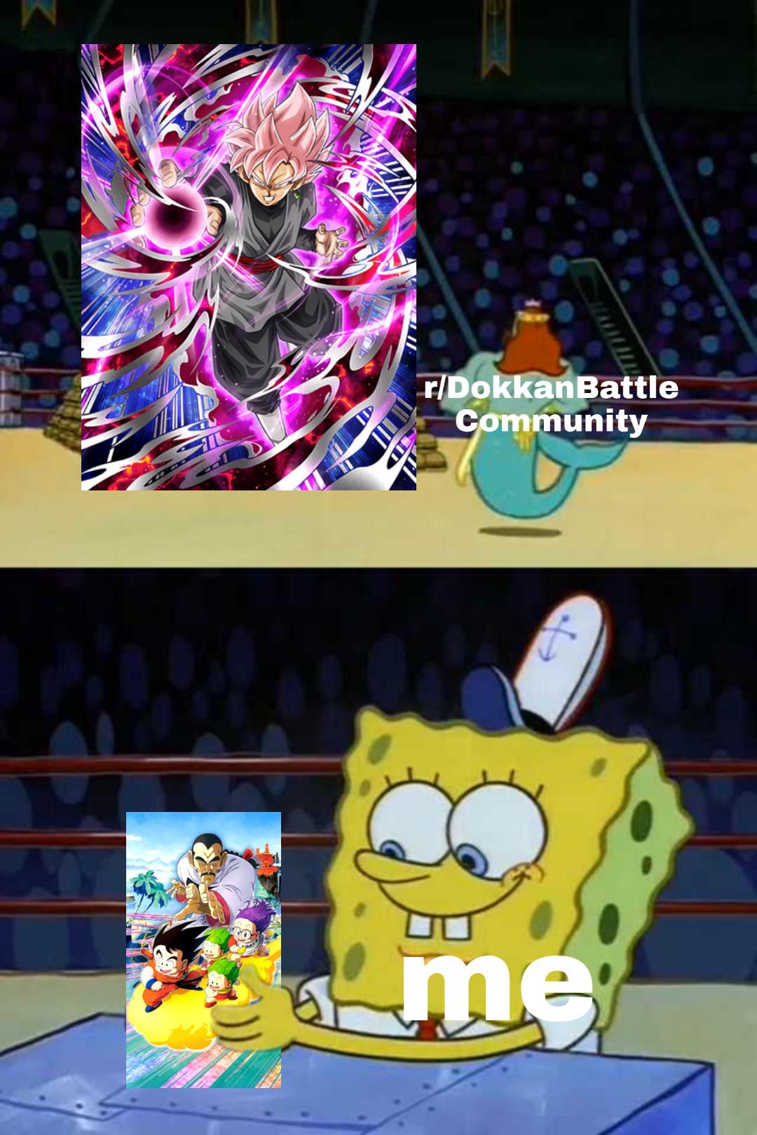 You guys can have Goku Black im here for the free LR story events