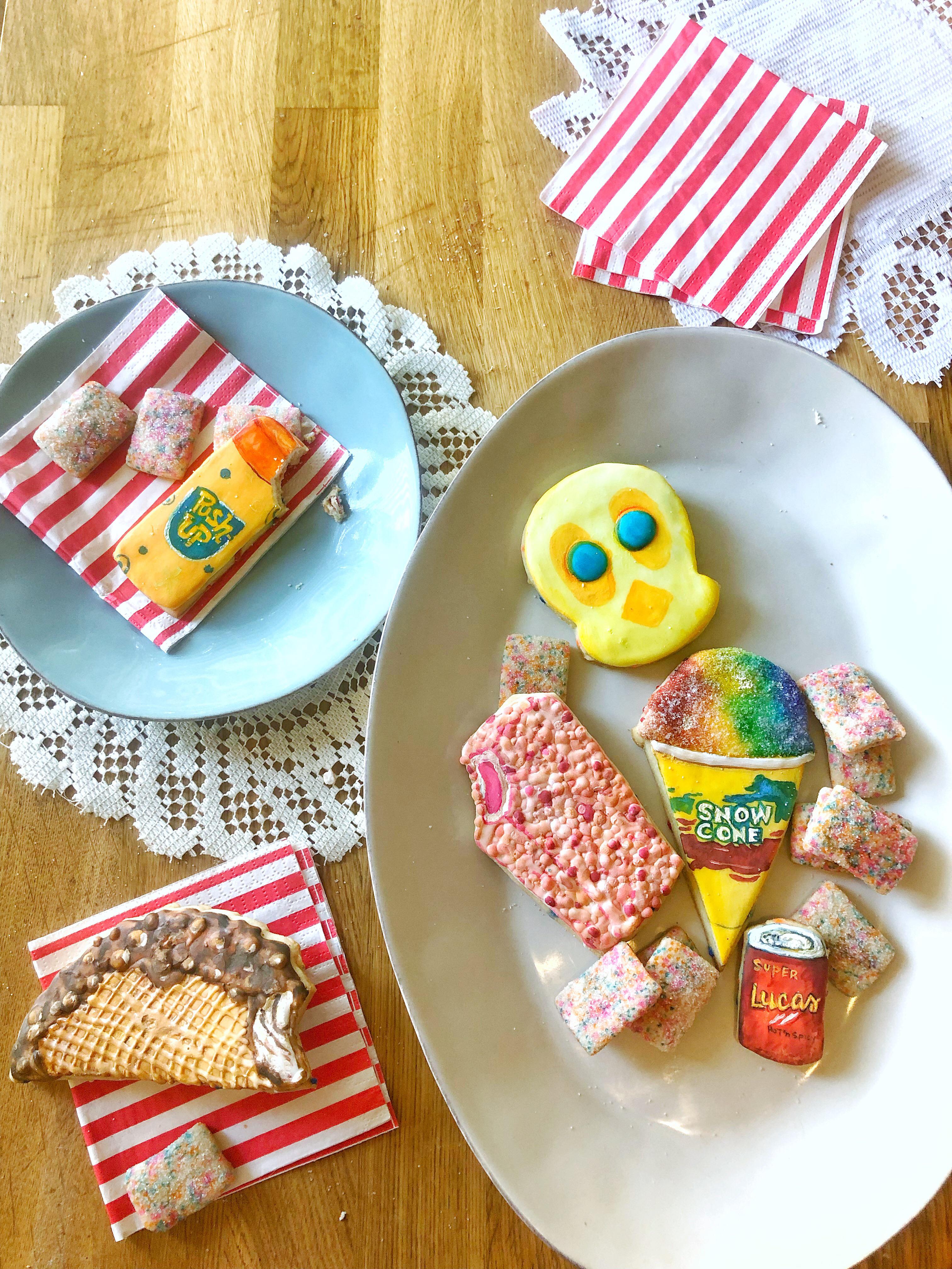 I made cookie versions of my favorite ice cream truck treats r/Baking