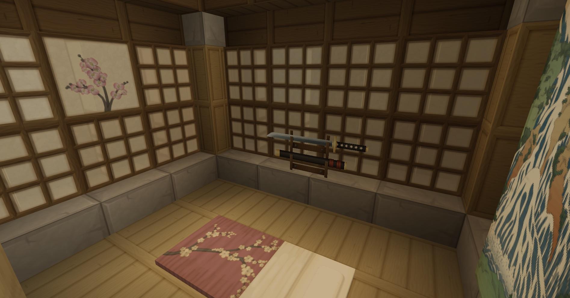 Japanese Room build, need feedback Minecraftbuilds