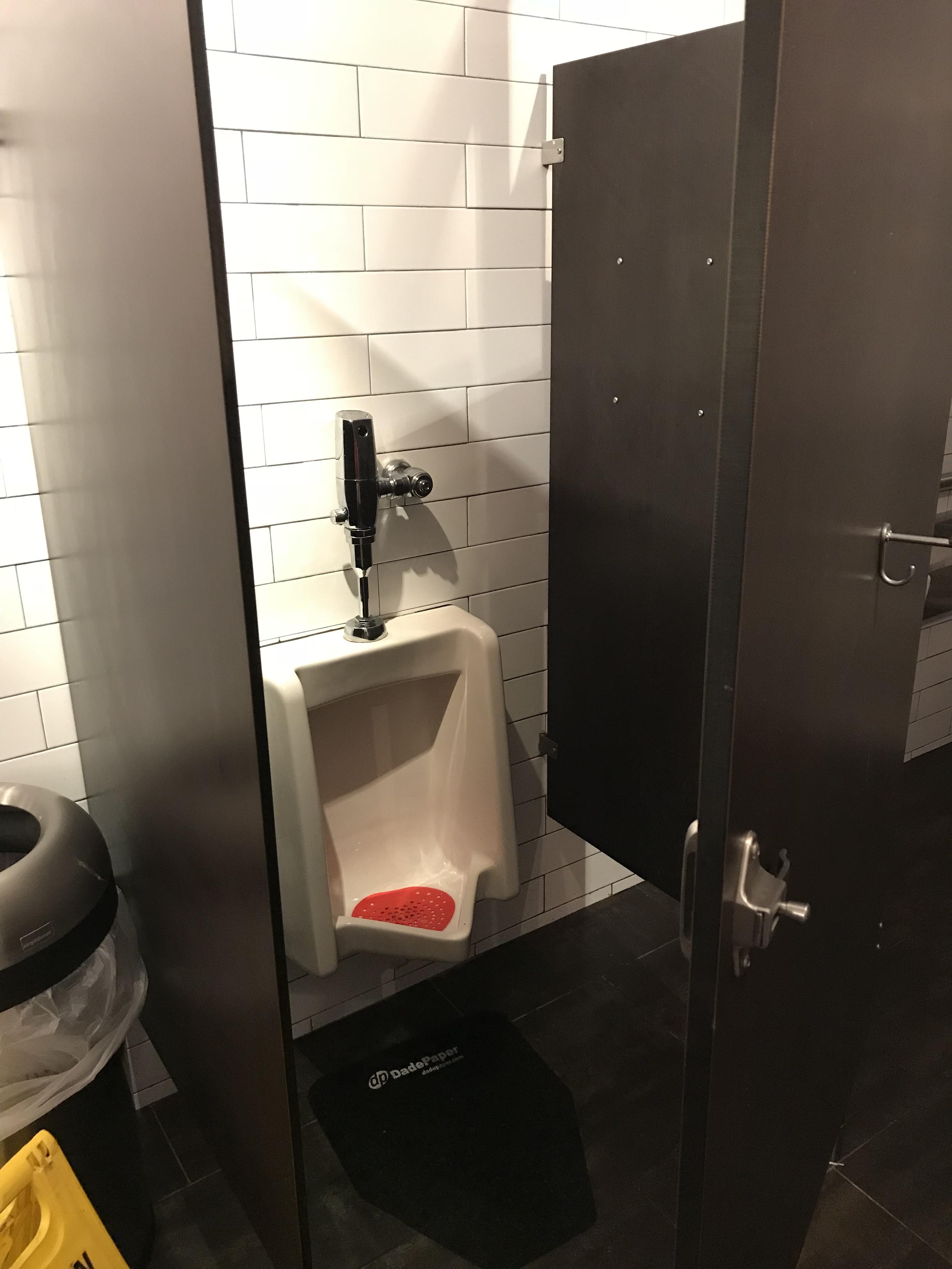 This urinal has a stall around it. r/mildlyinteresting