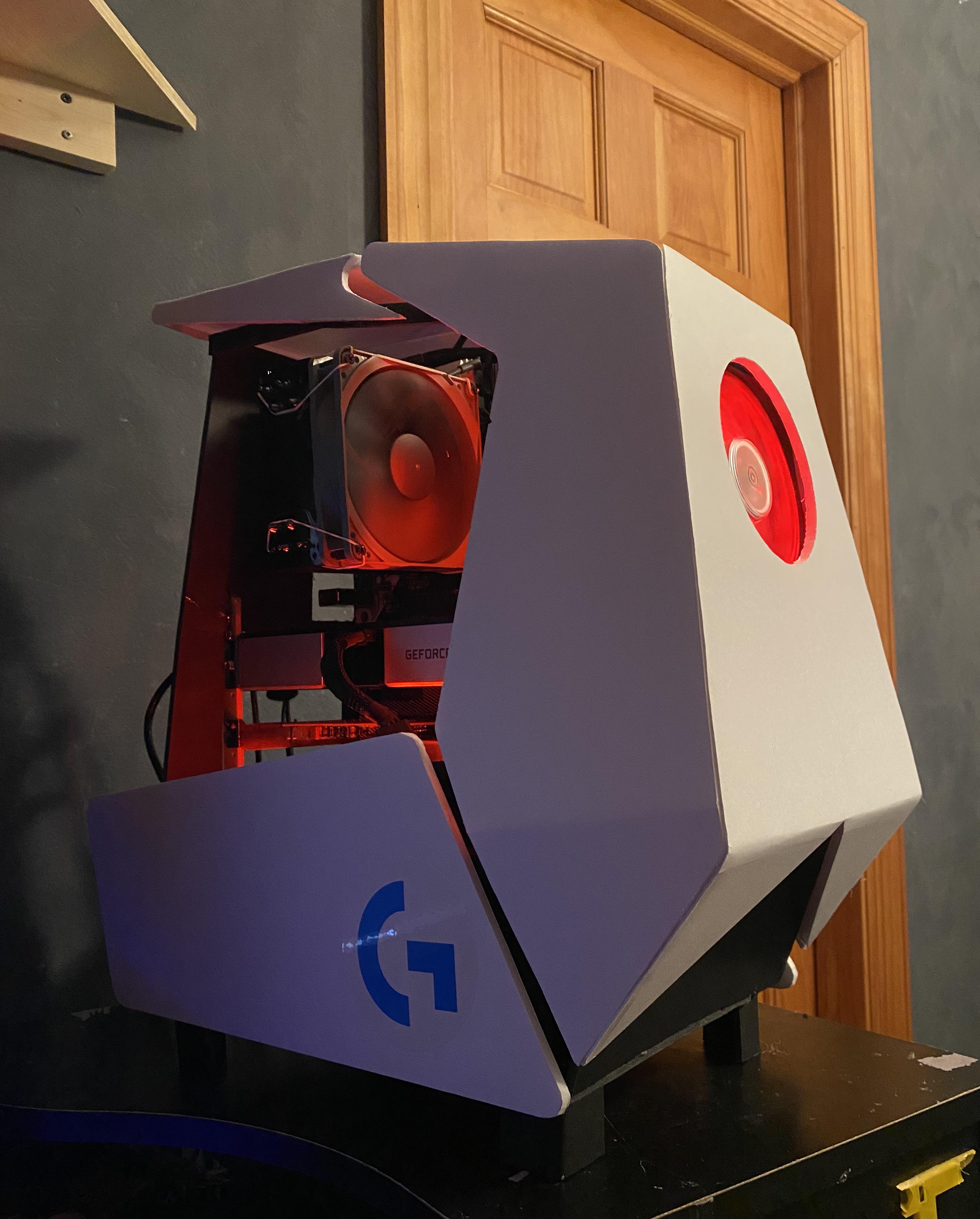 Homemade pc case is complete r/pcmods