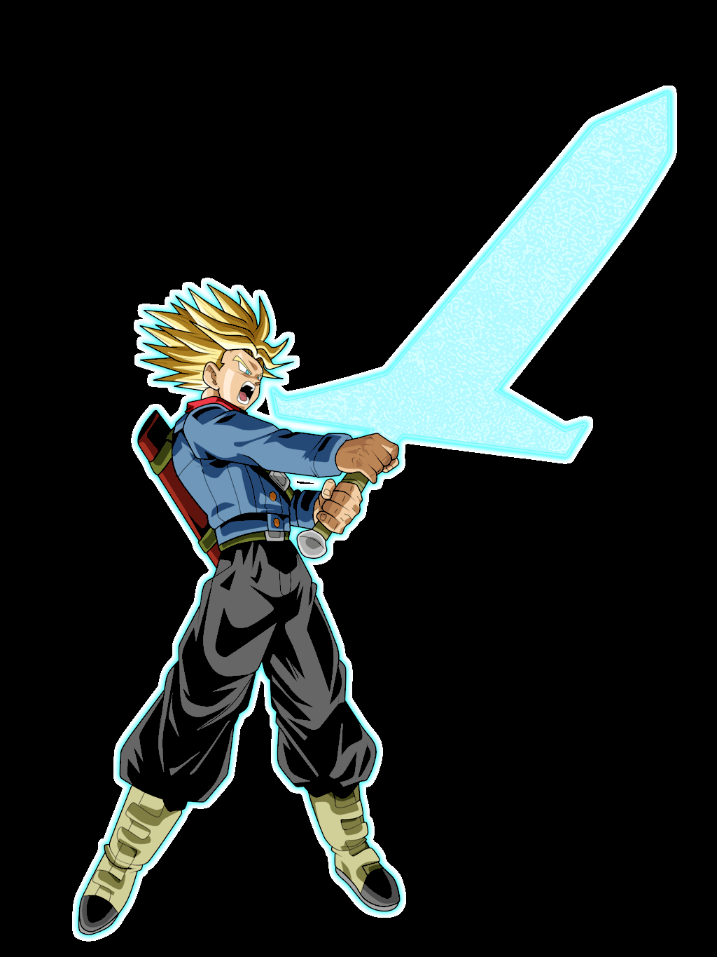 Trunks Hope Sword [1024x1365] r/Amoledbackgrounds
