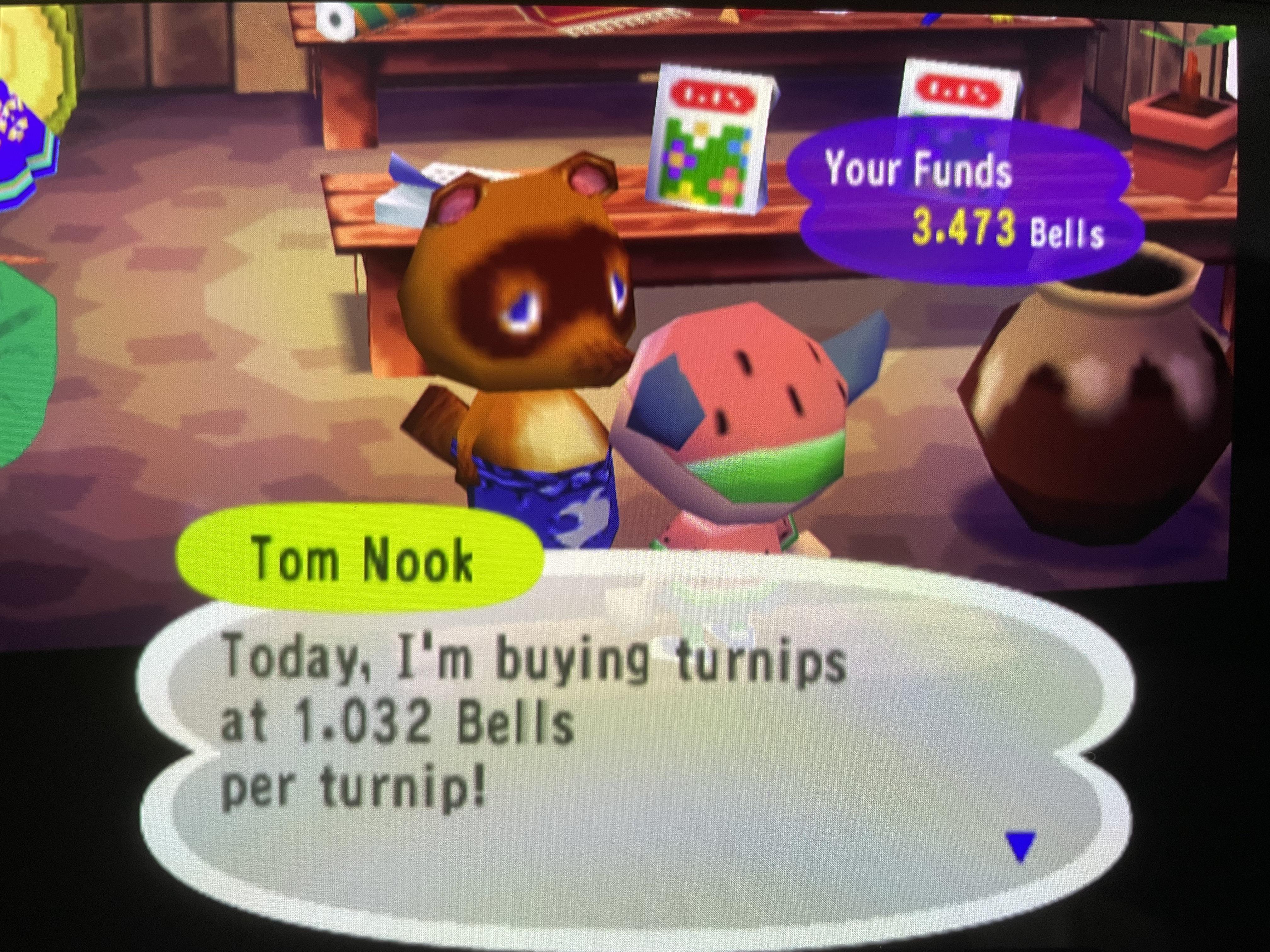 I have no turnips on hand & GameCube Nook offers the highest buy price