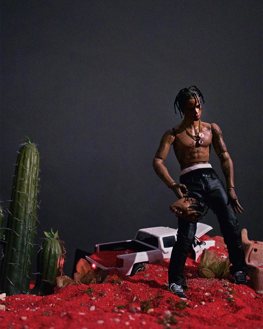 Full shot of Rodeo's album cover by photographer Kevin Amato r
