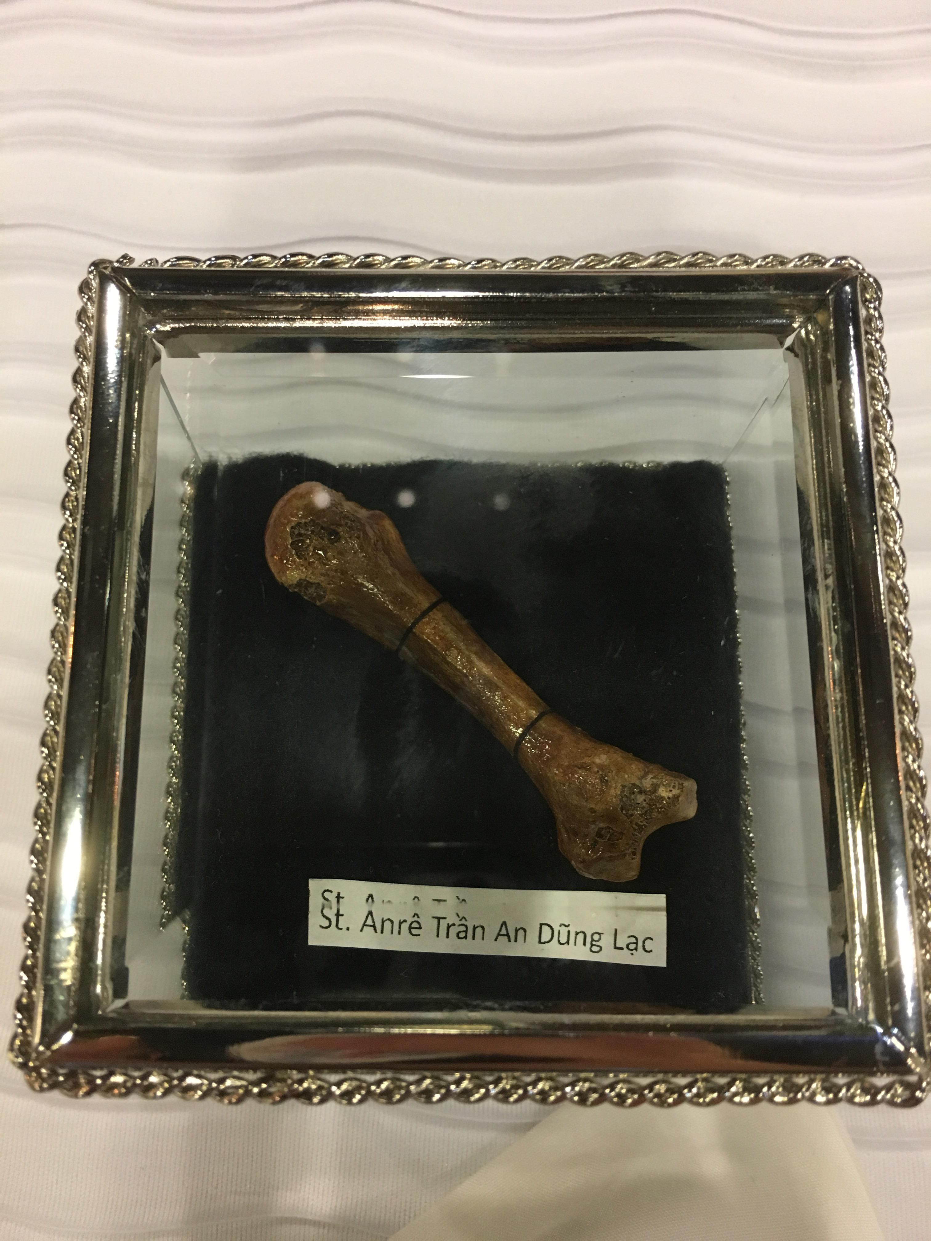 St Andrew Dũng Lạc making the rounds in the Diocese of Orange before