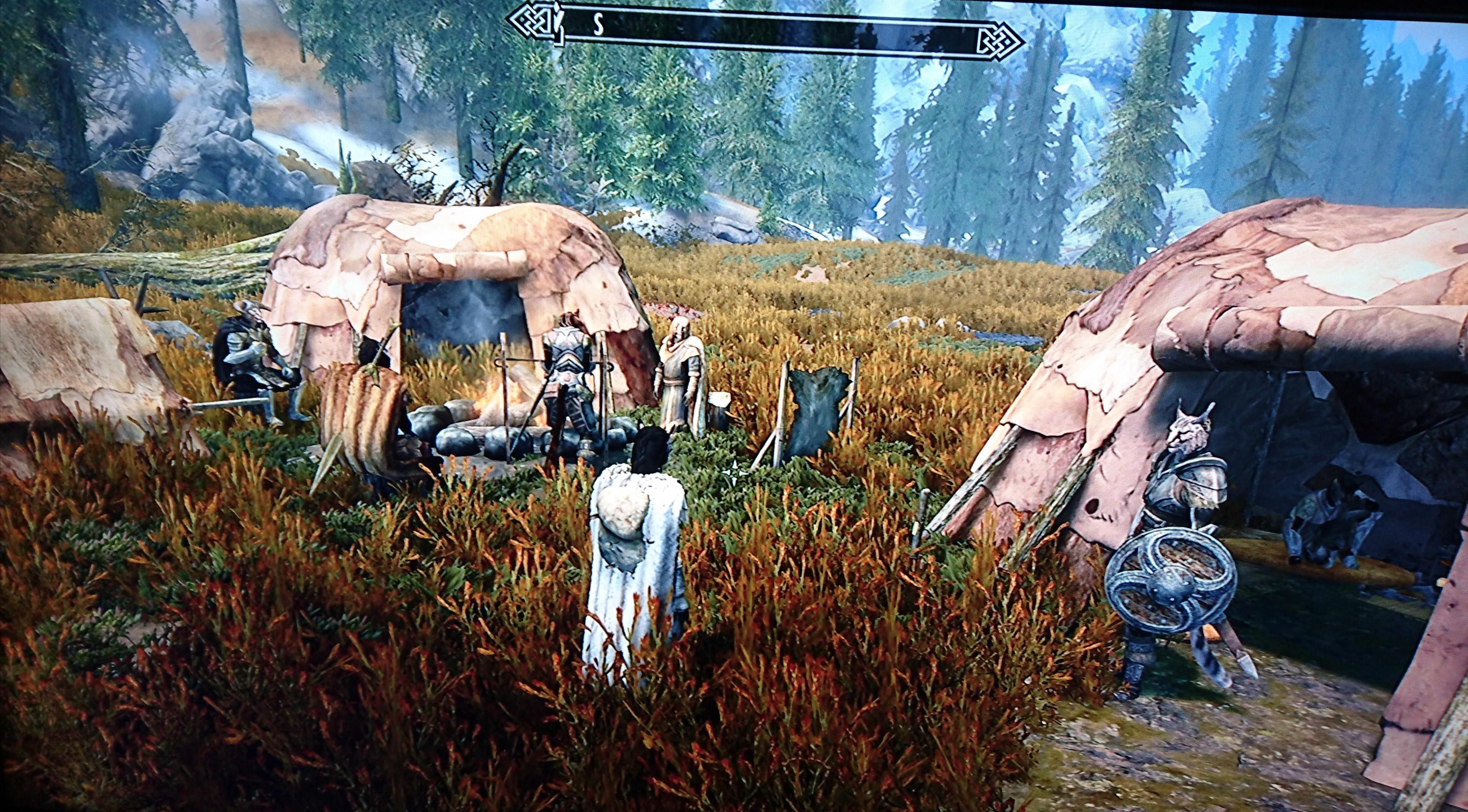 Made my own khajiit caravan using mods skyrim