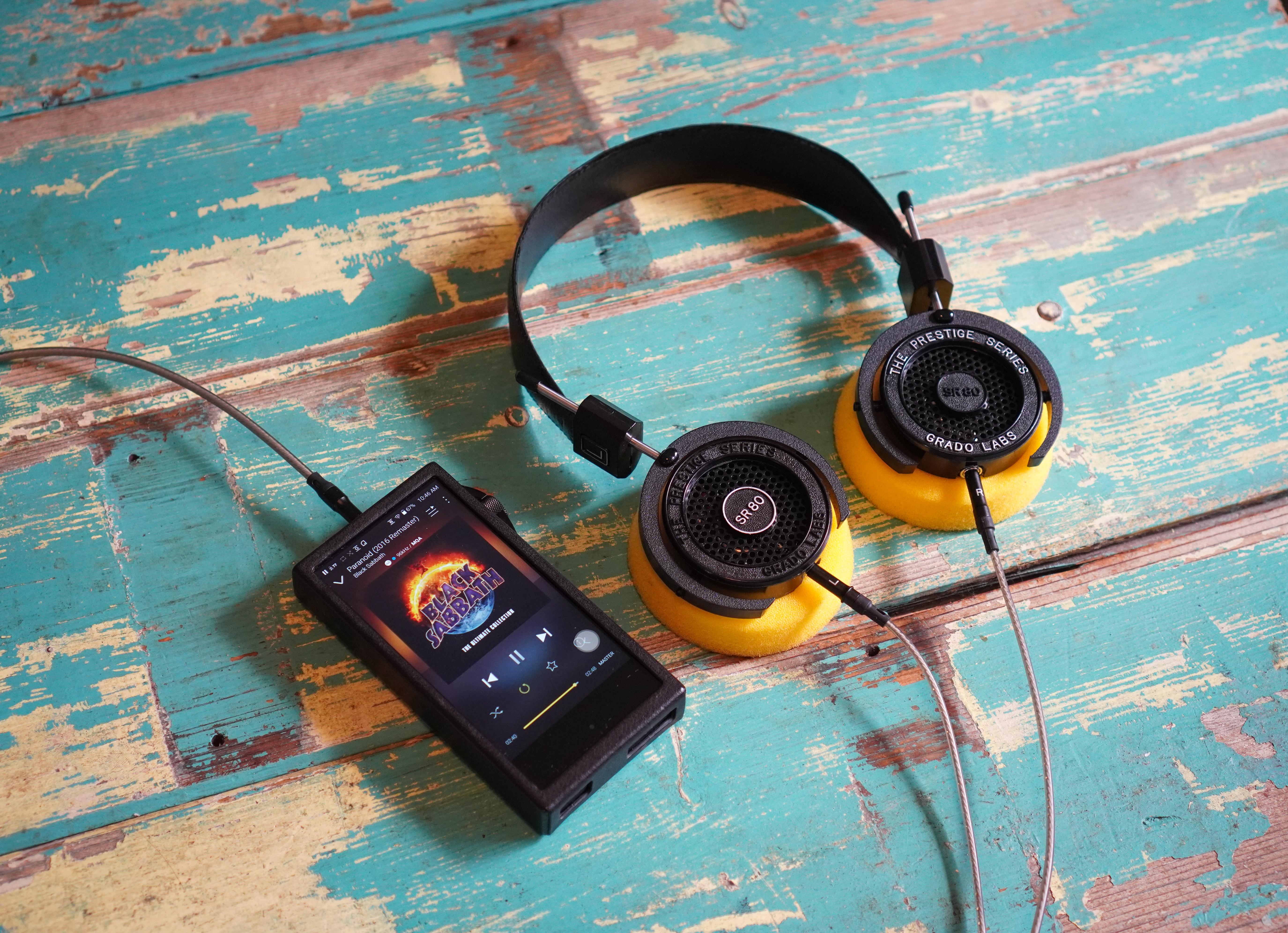 Pretty happy with my first headphone modding attempt Grado SR80 with