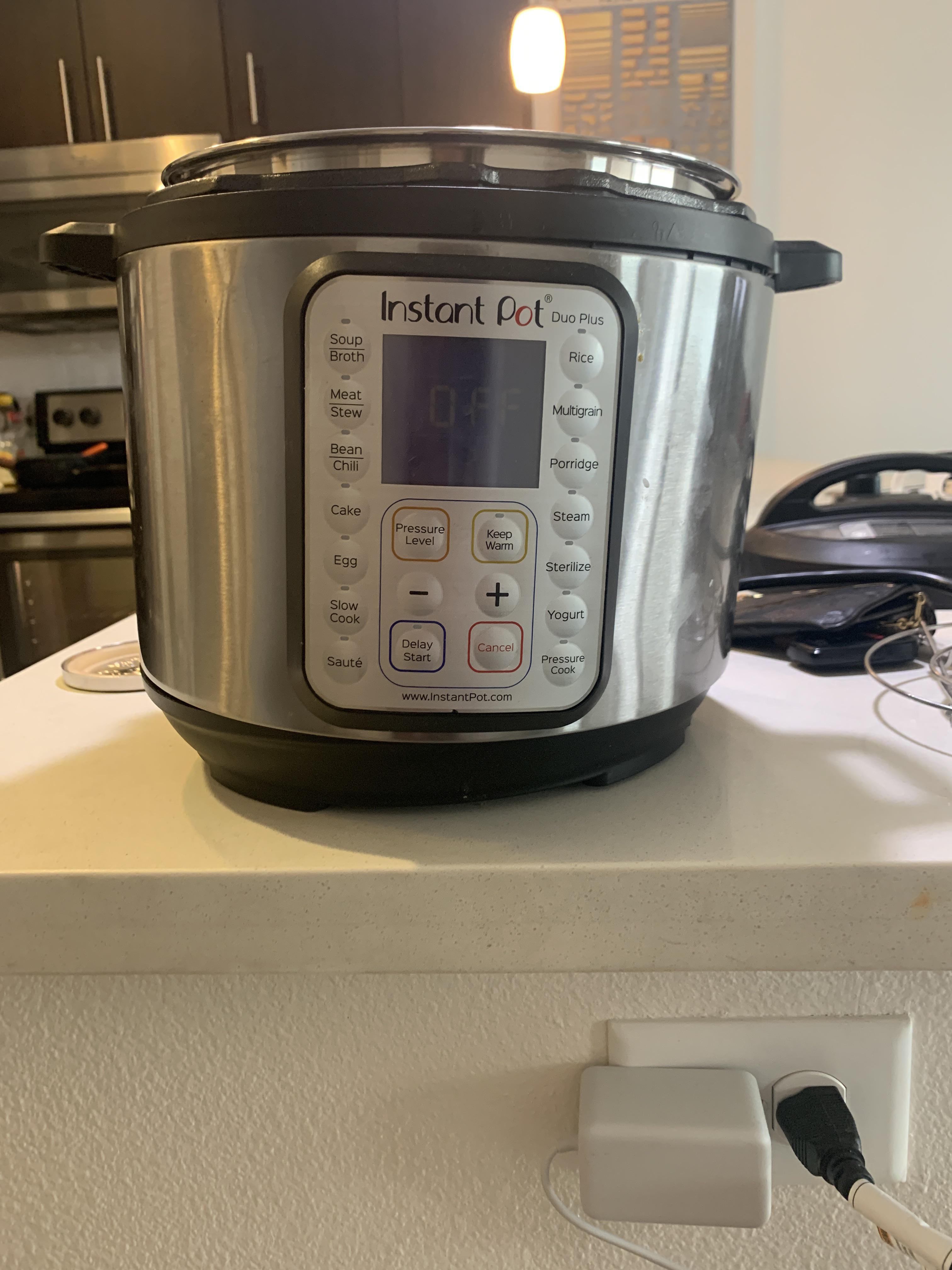 Instapot became crooked during my move. It still turns on and gets hot