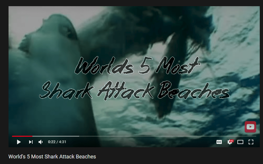 Worlds 5 Most Shark Attack Beaches r/engrish