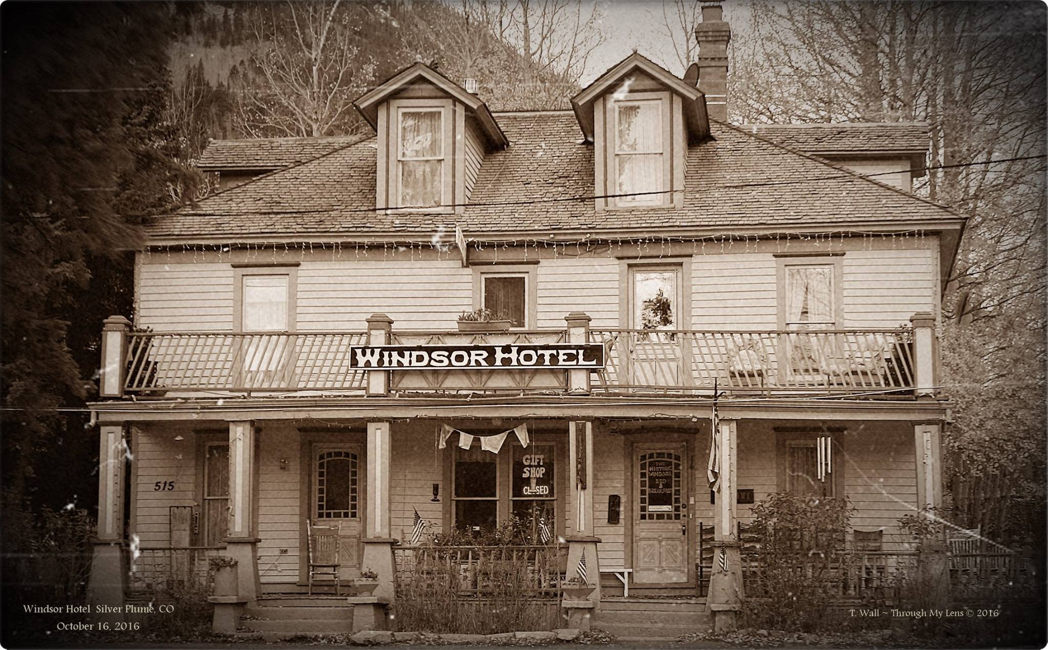 The historic, preserved Windsor hotel in Silver Plume, CO r/pics