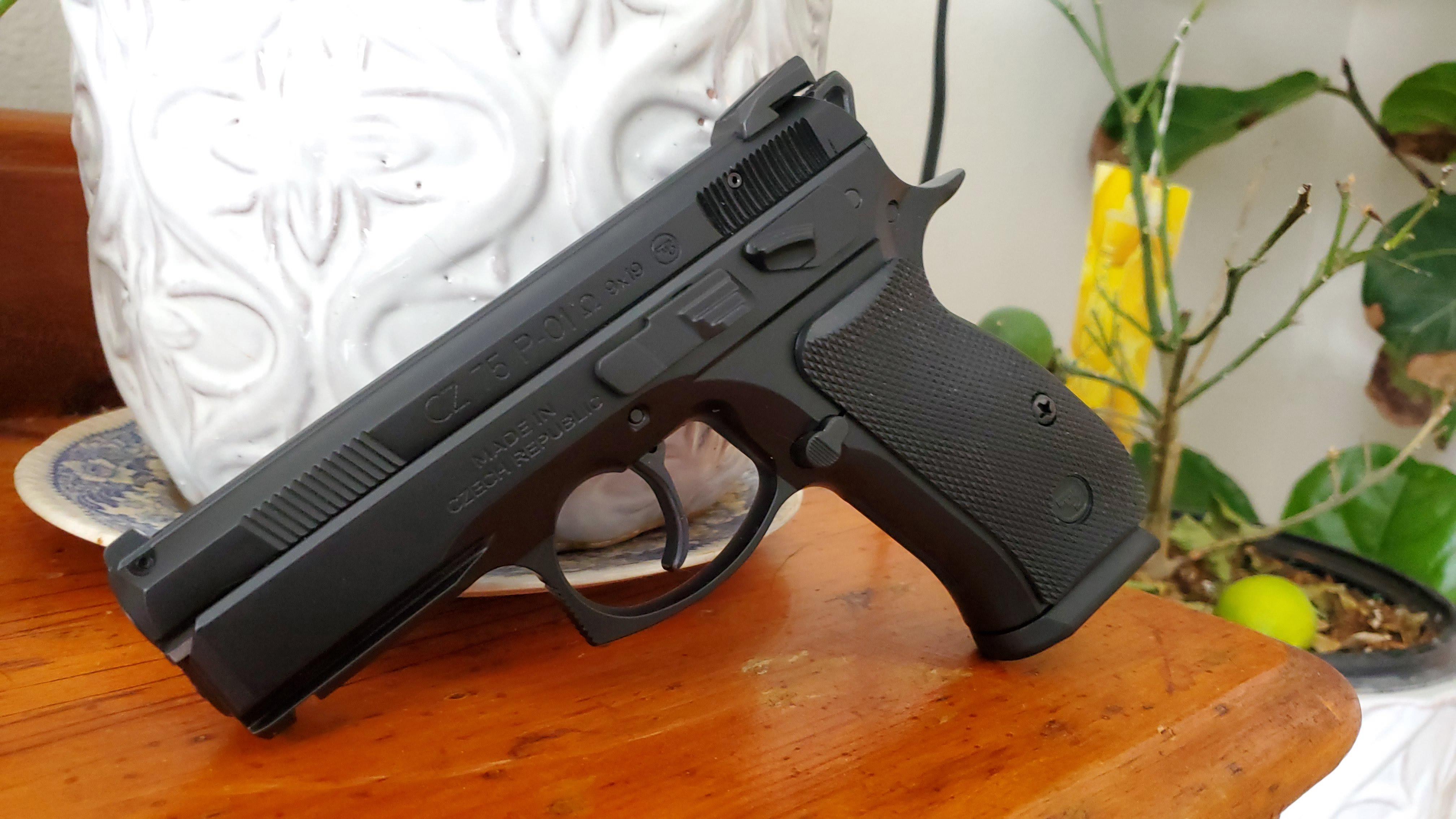 My first carry gun. CZ 75 P01 Omega. r/CZFirearms