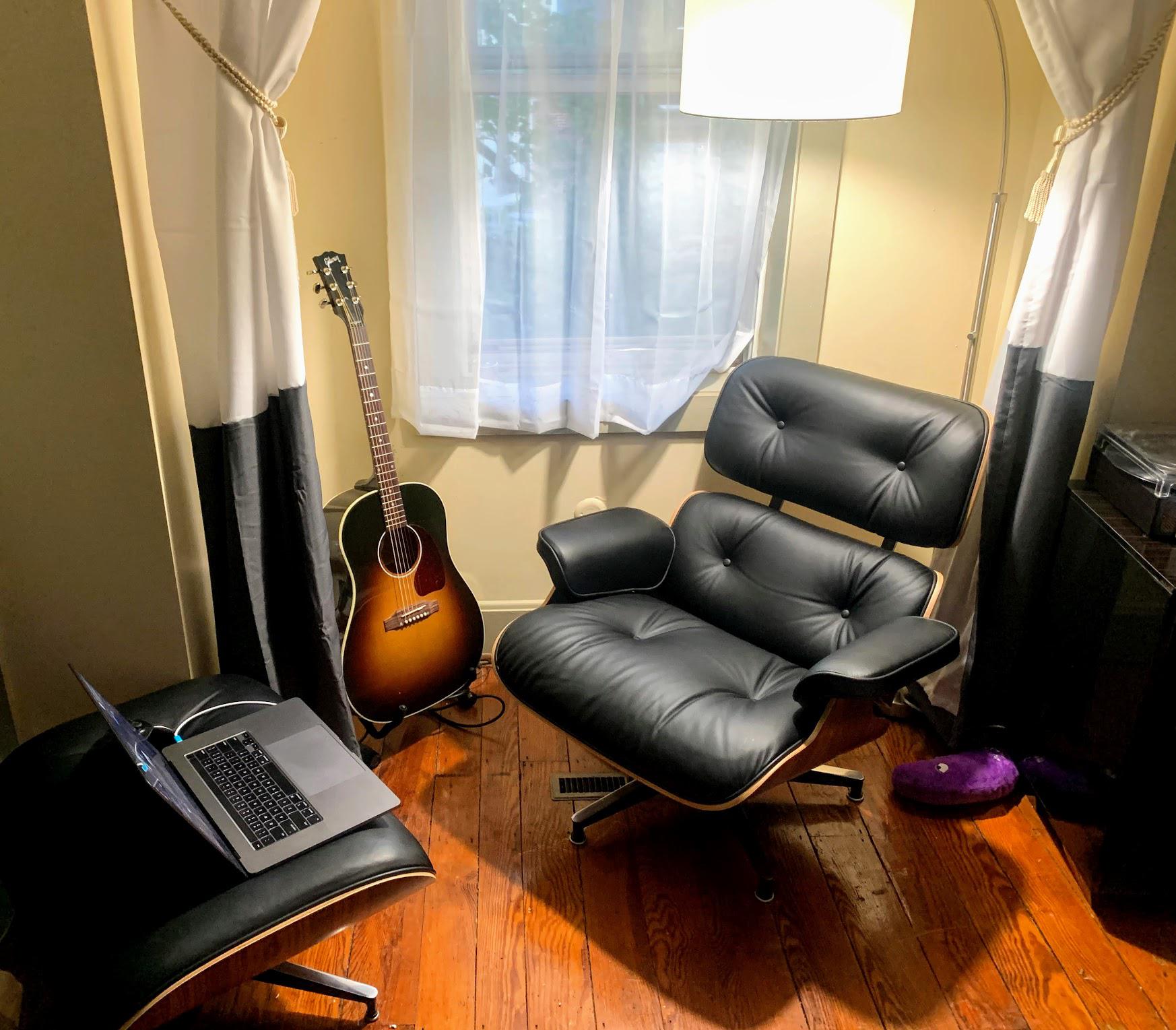 Urban Furnishing Eames replica has turned this corner into my favorite