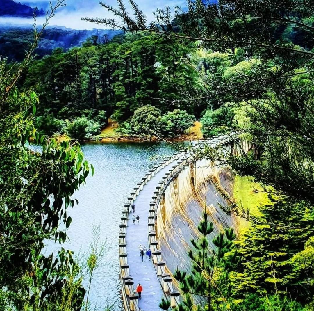 A year ago today. The Great Wall of Maroondah Dam. Healesville. r