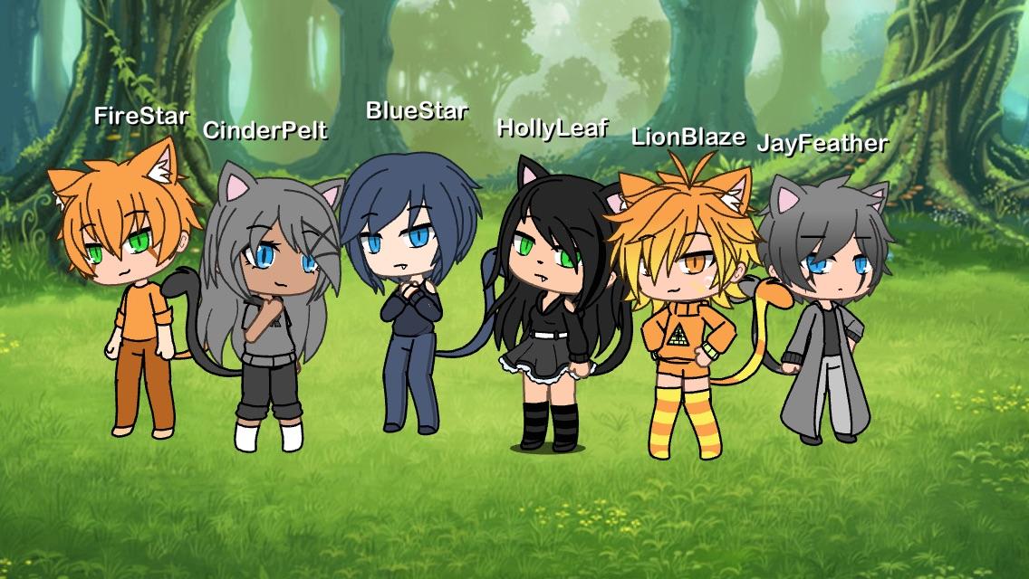 I made 6 of the cats as gacha characters, who else should I made? r