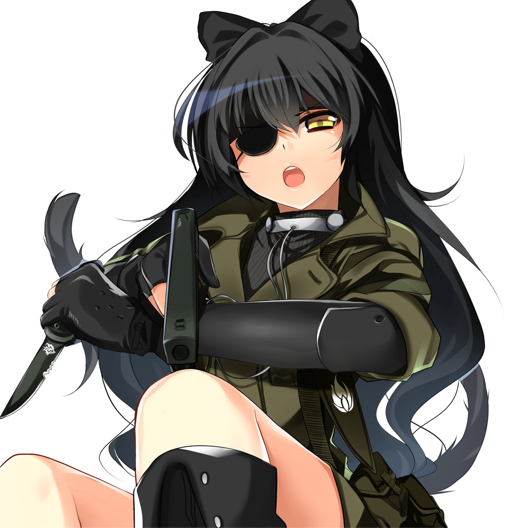 Blake Belladonna as Naked Snake [drawfriend] : RWBY