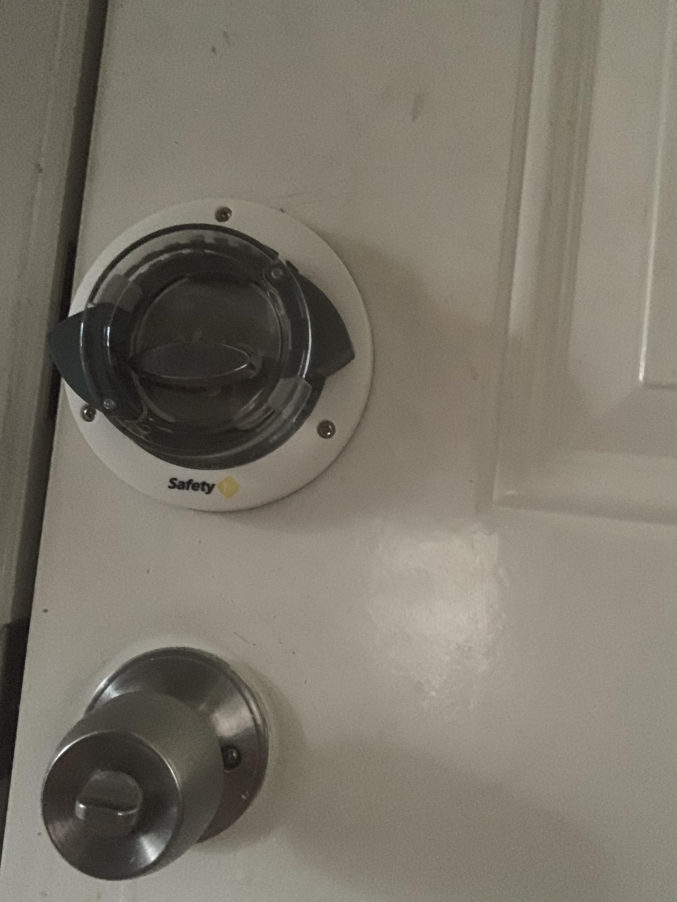My child has figured out the deadbolt, cheap solution for any other