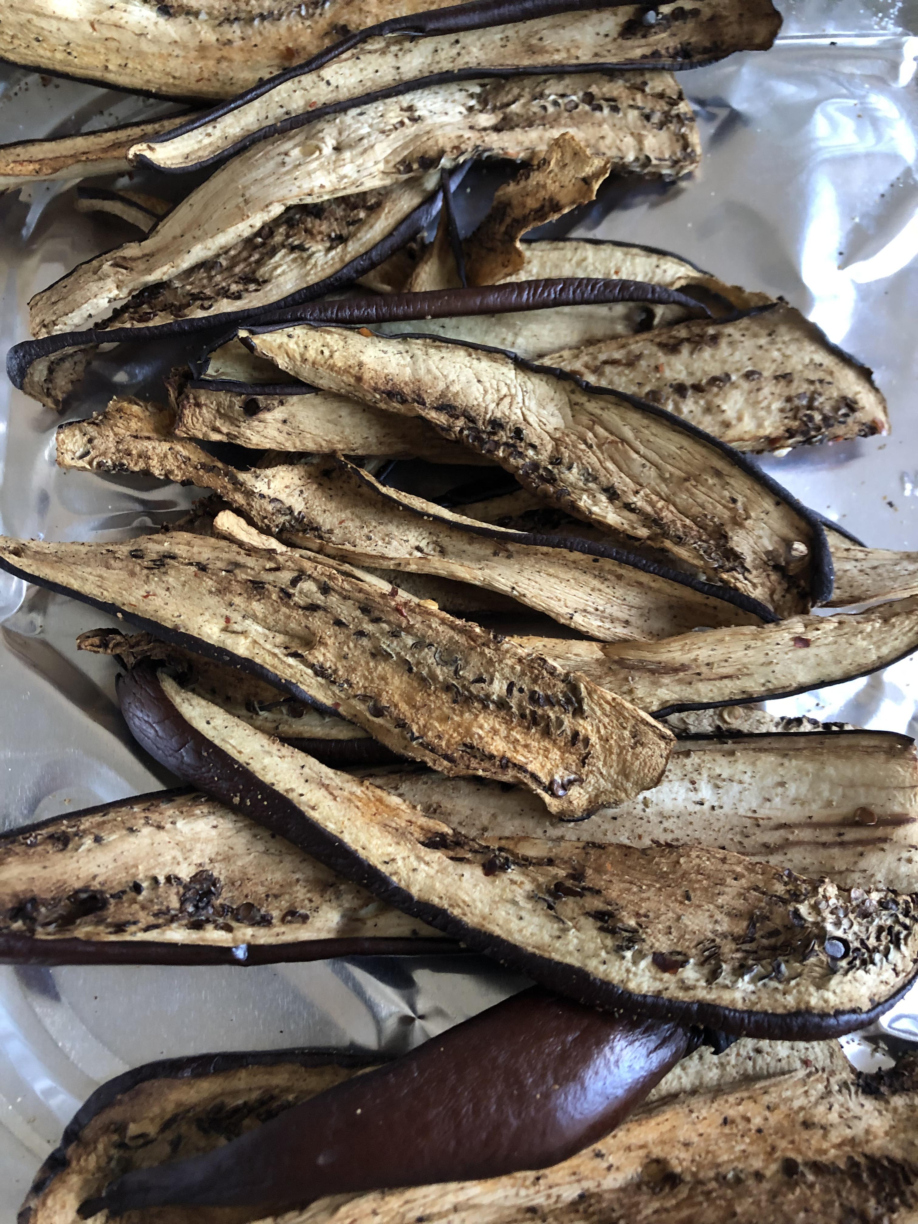 Apple wood smoked eggplant jerky r/smoking